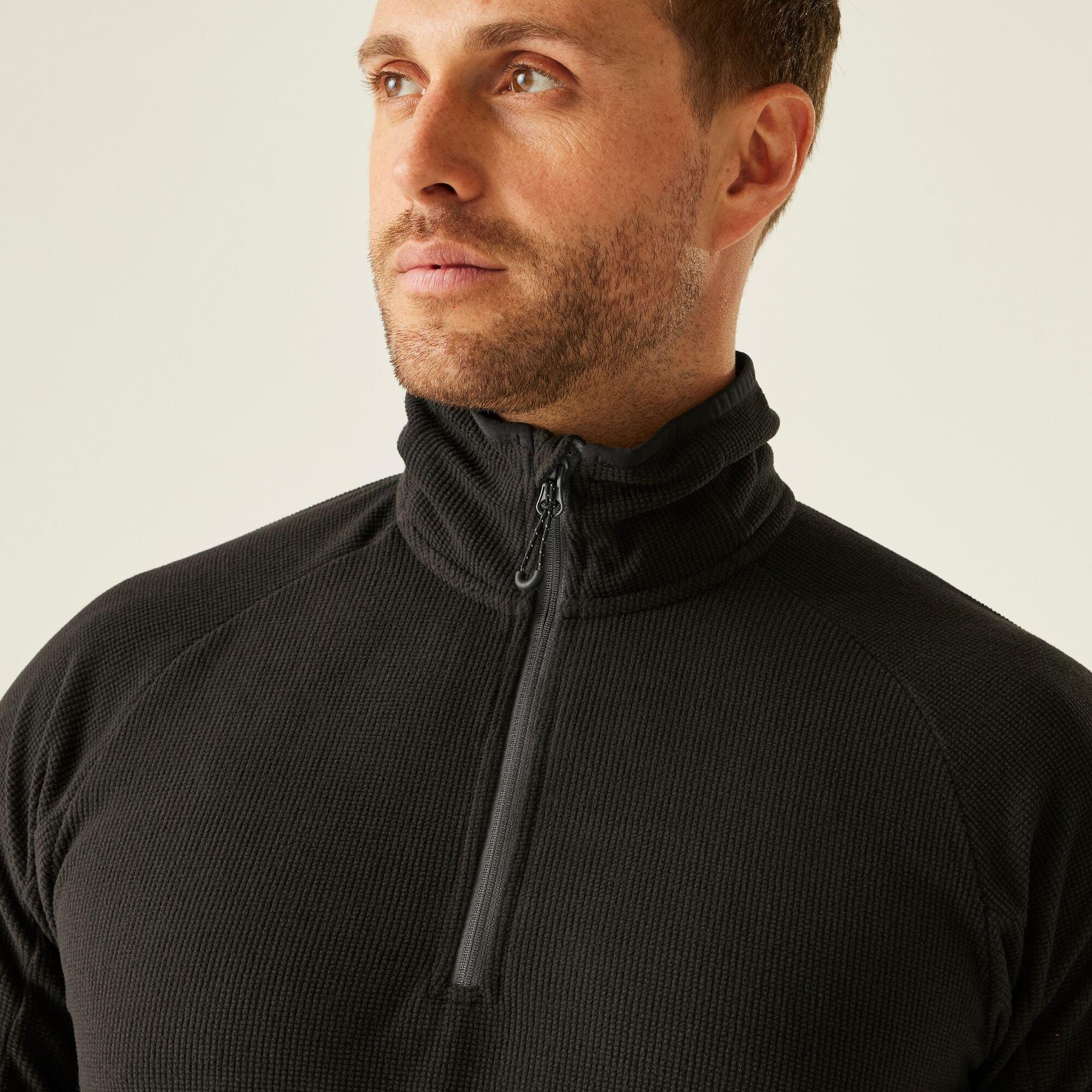 Black Seal Grey - Regatta - Mens Navigate Half-Zip Fleece - 4
