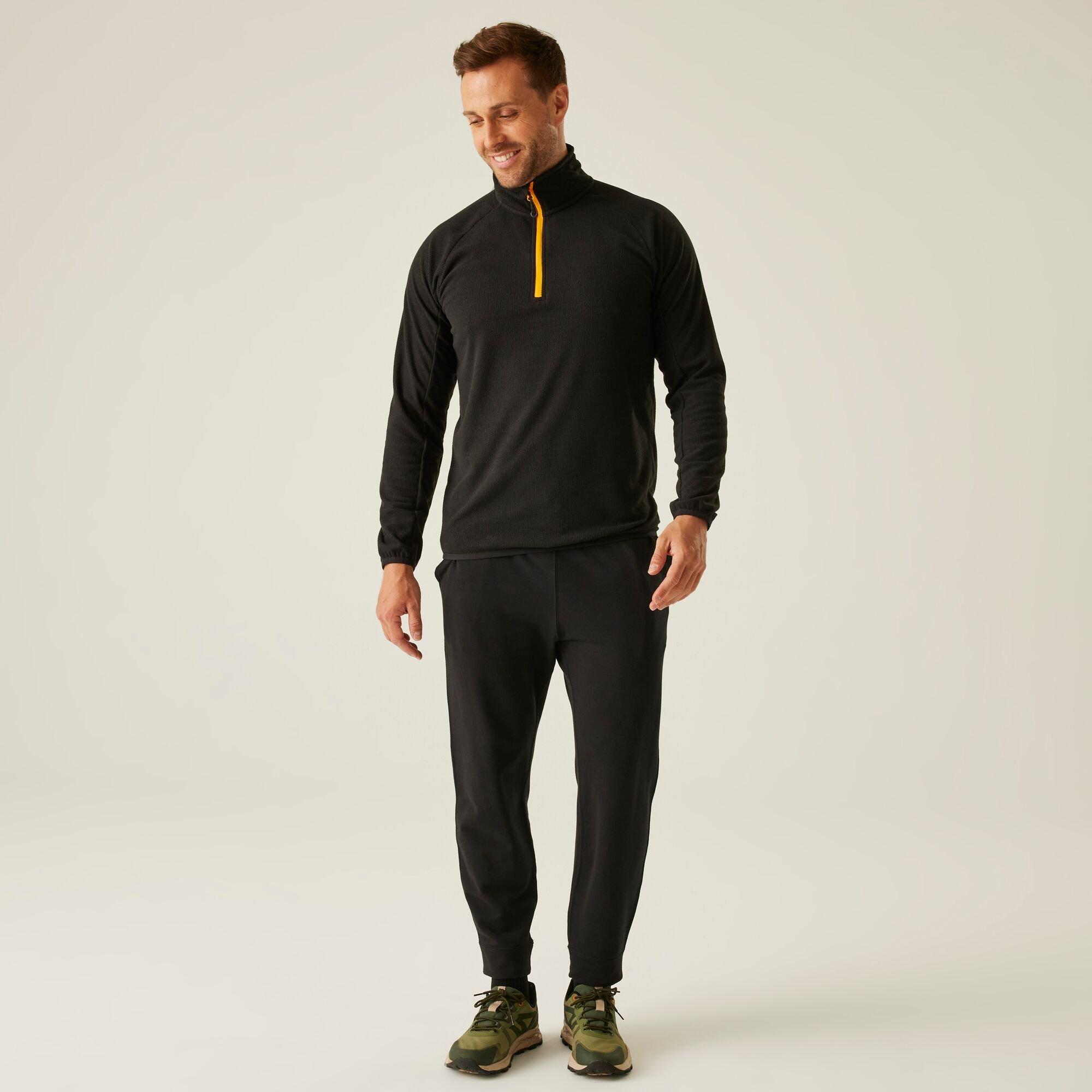 Black Orange Po - Regatta - Mens Navigate Half-Zip Fleece - 3