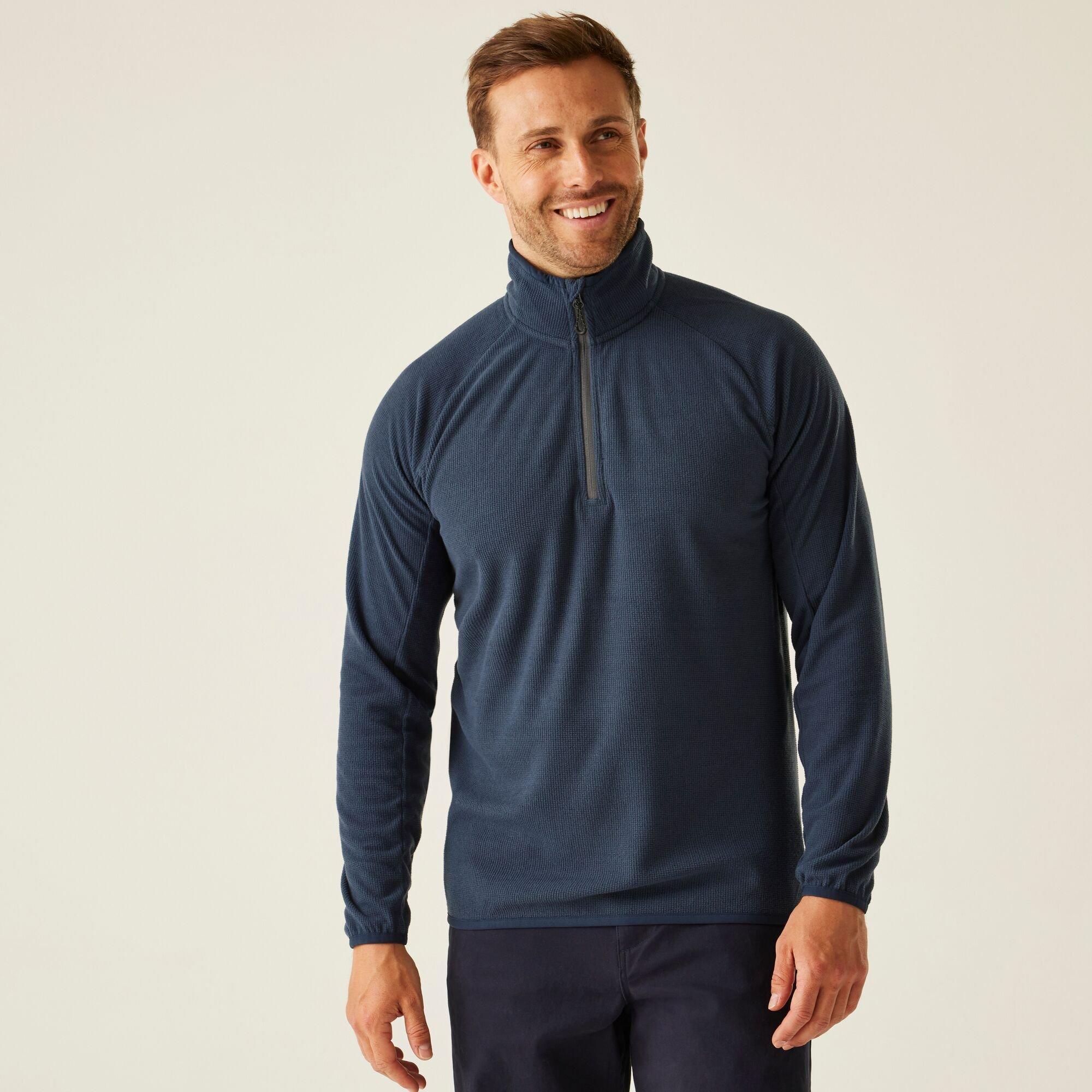 Regatta Men's Navigate Half-Zip Fleece - Navy Seal Grey - XL