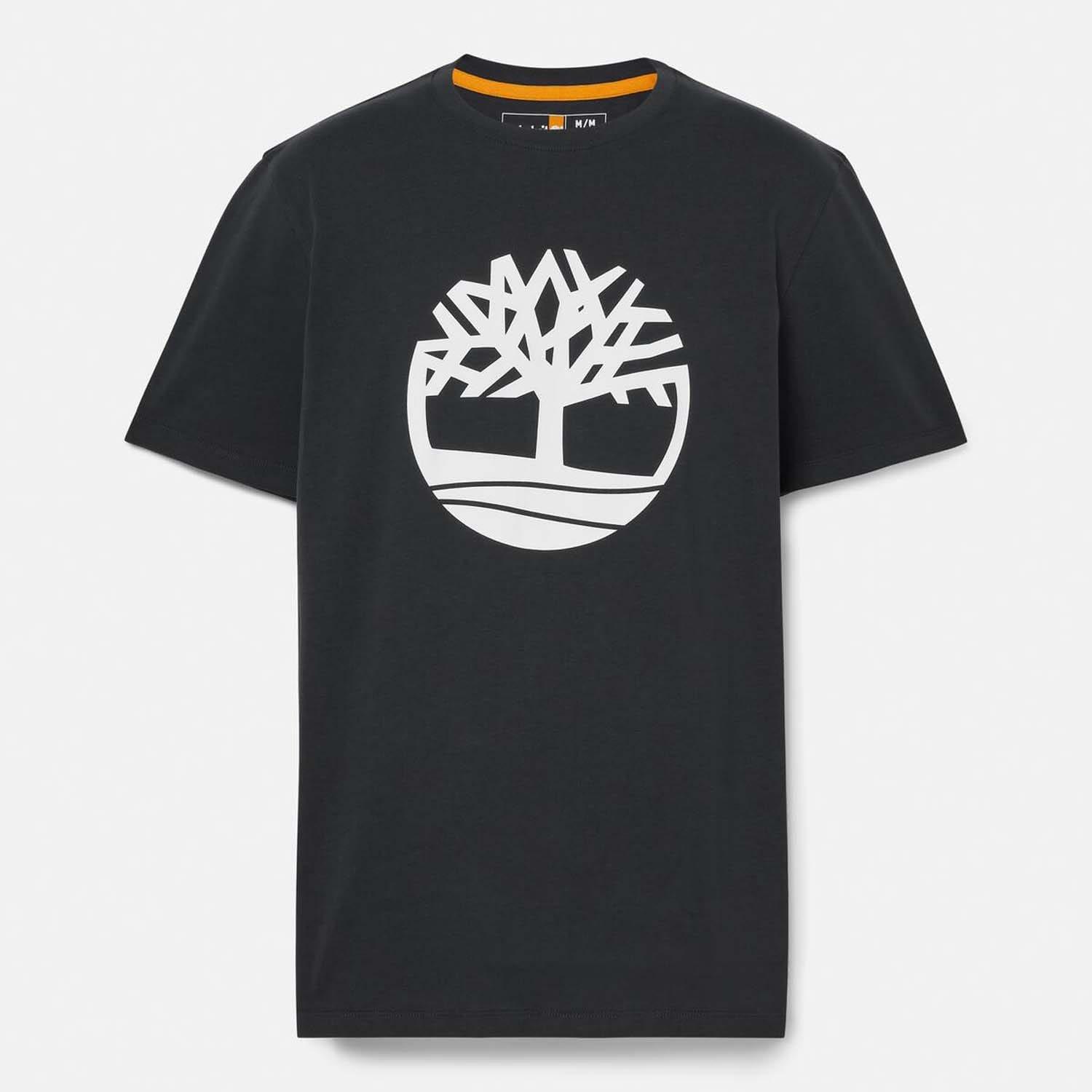 Black - Timberland - Northwood Tree Logo Short Sleeve T-Shirt - 4