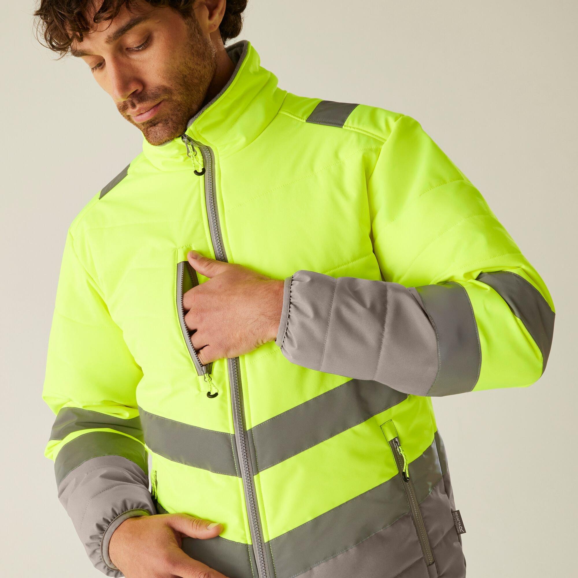 Yellow - Regatta - Hi-Vis 2-Tone Thermal Jacket - 4