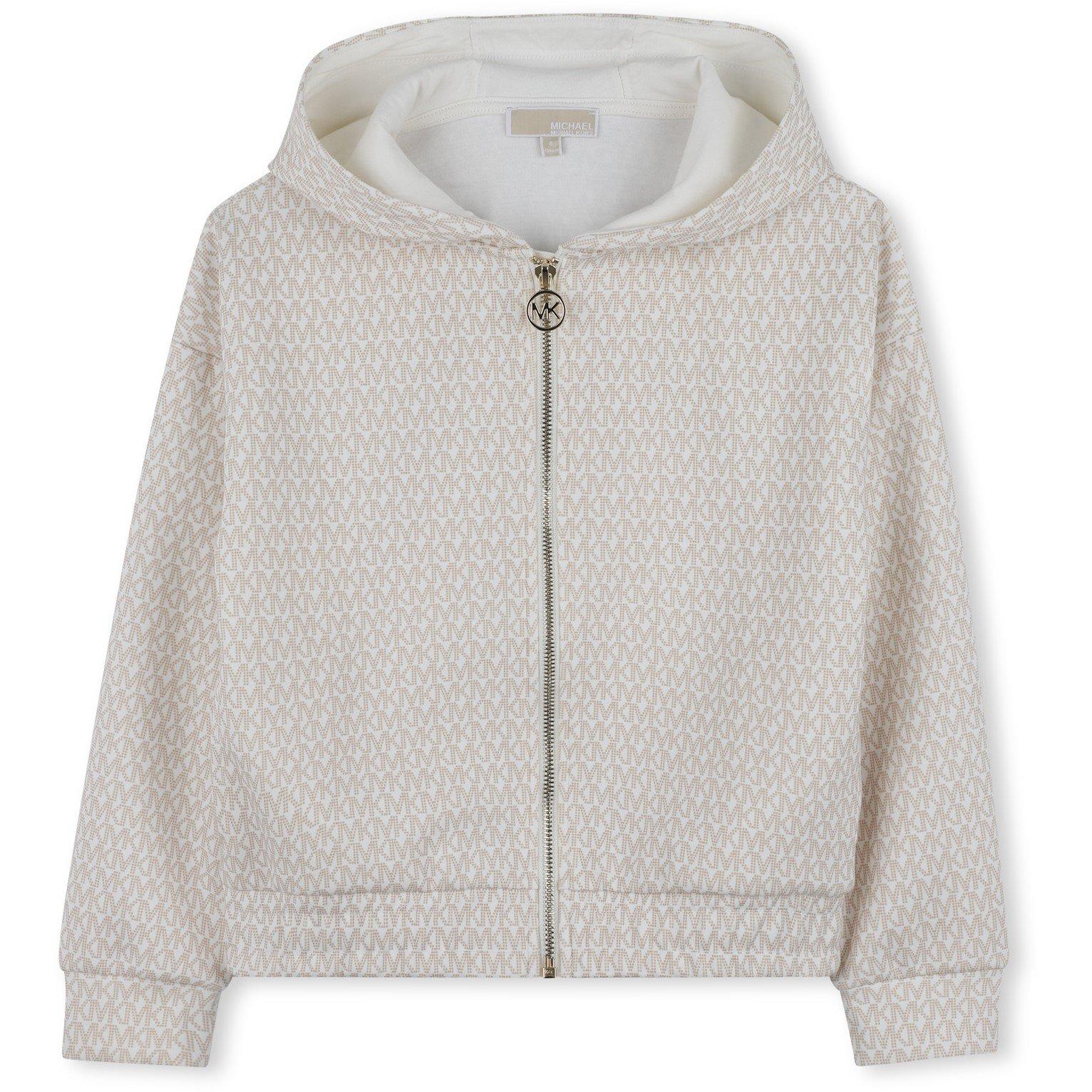 Michael Kors Kids' Knitted Hoodie - Cream - Size 12Y