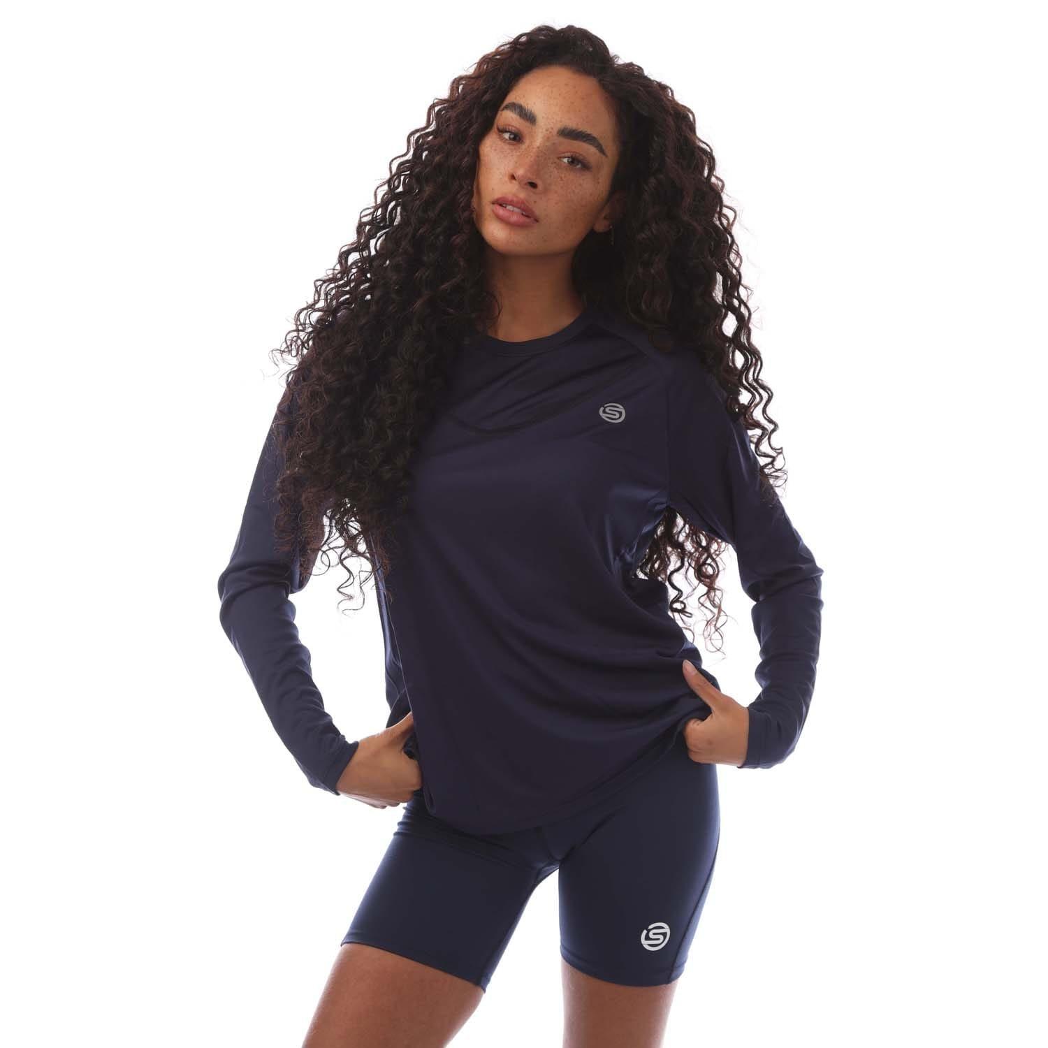 Navy - Skins - Series-3 Long Sleeve T-Shirt - 1