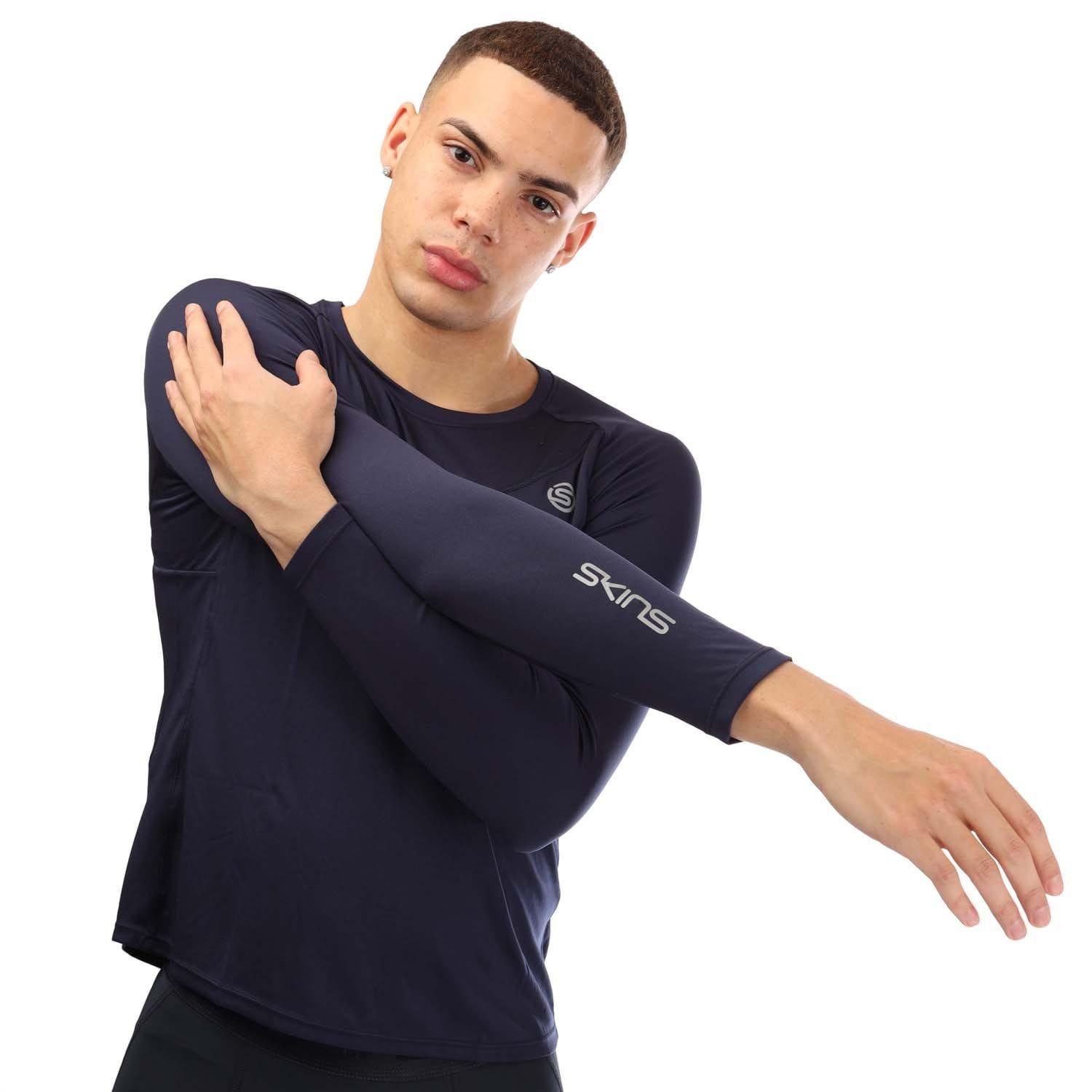 Navy - Skins - Series-3 Long Sleeve T-Shirt - 4