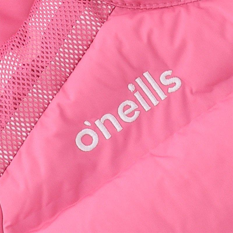 Pink/White/Pink - ONeills - Nepal Cork GAA Padded Water Resistant Gilet - 3