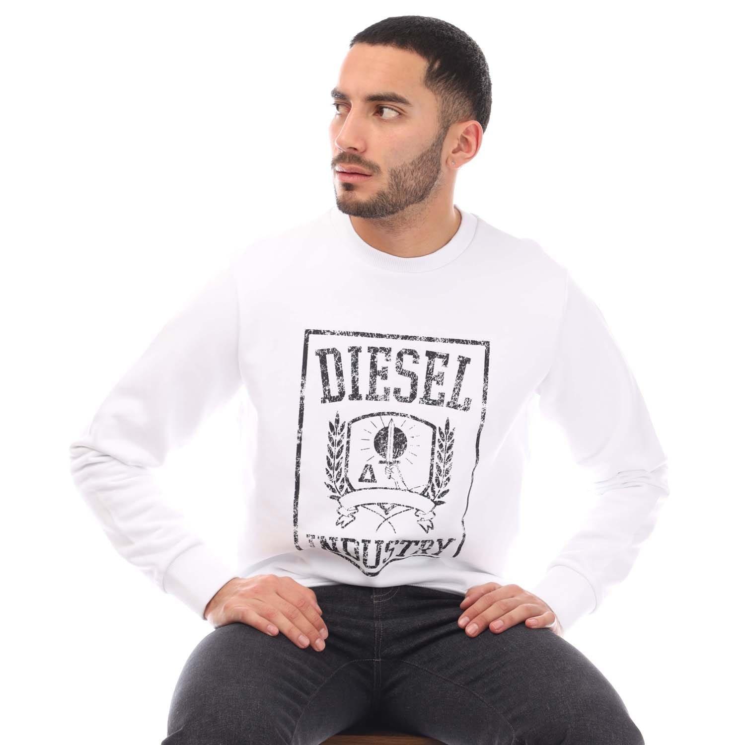 White - Diesel - S-Gir 11-6 Sweatshirt - 4