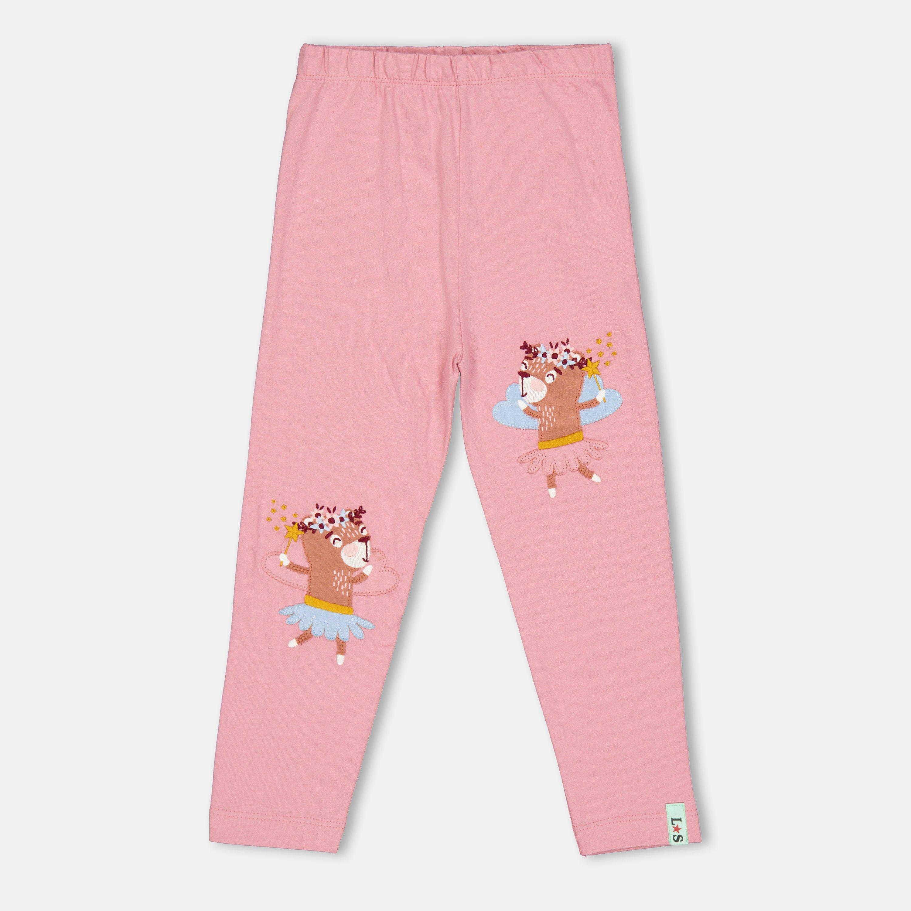 Pink - Lilly and Sid - Kids' Fairy Leggings - 1