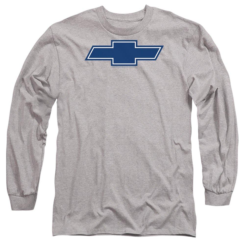 Grey - Other - Chevrolet Simple Vintage Bowtie Long Sleeve T-Shir - 1