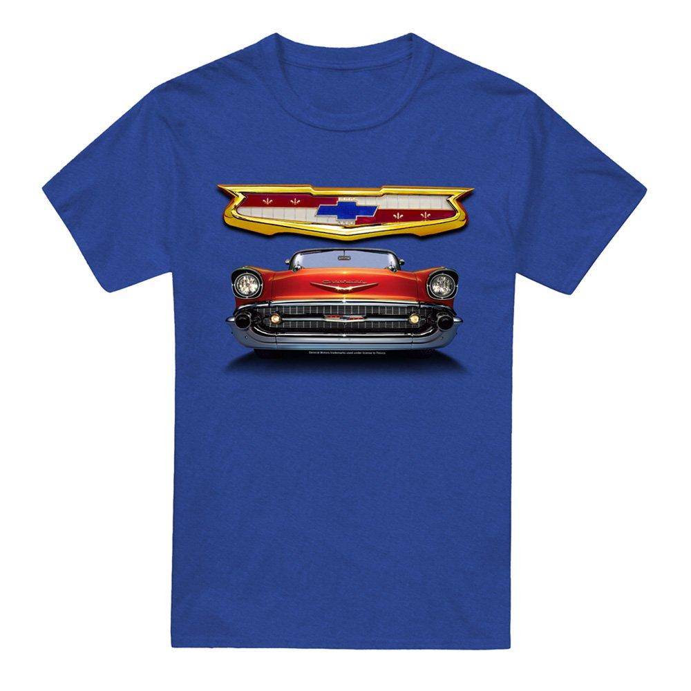 Blue - Other - Chevrolet 1957 Bel Air Grille T-Shirt Royal - 4