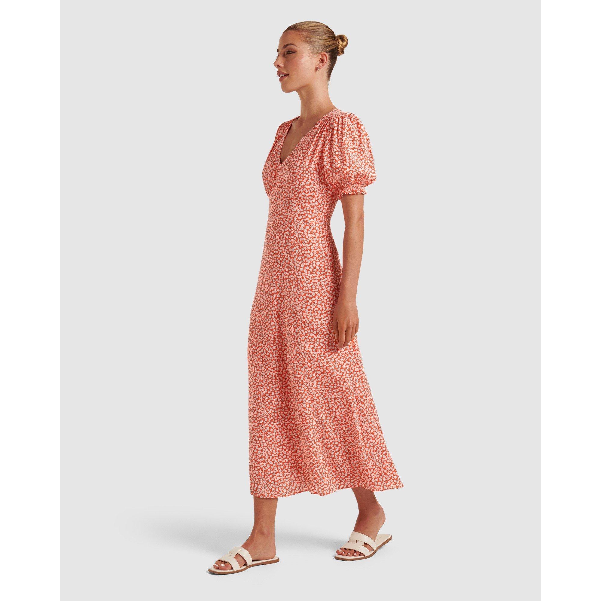 Memphis Ditsy - Forever New - Sloane Puff Sleeve Midi Dress - 3