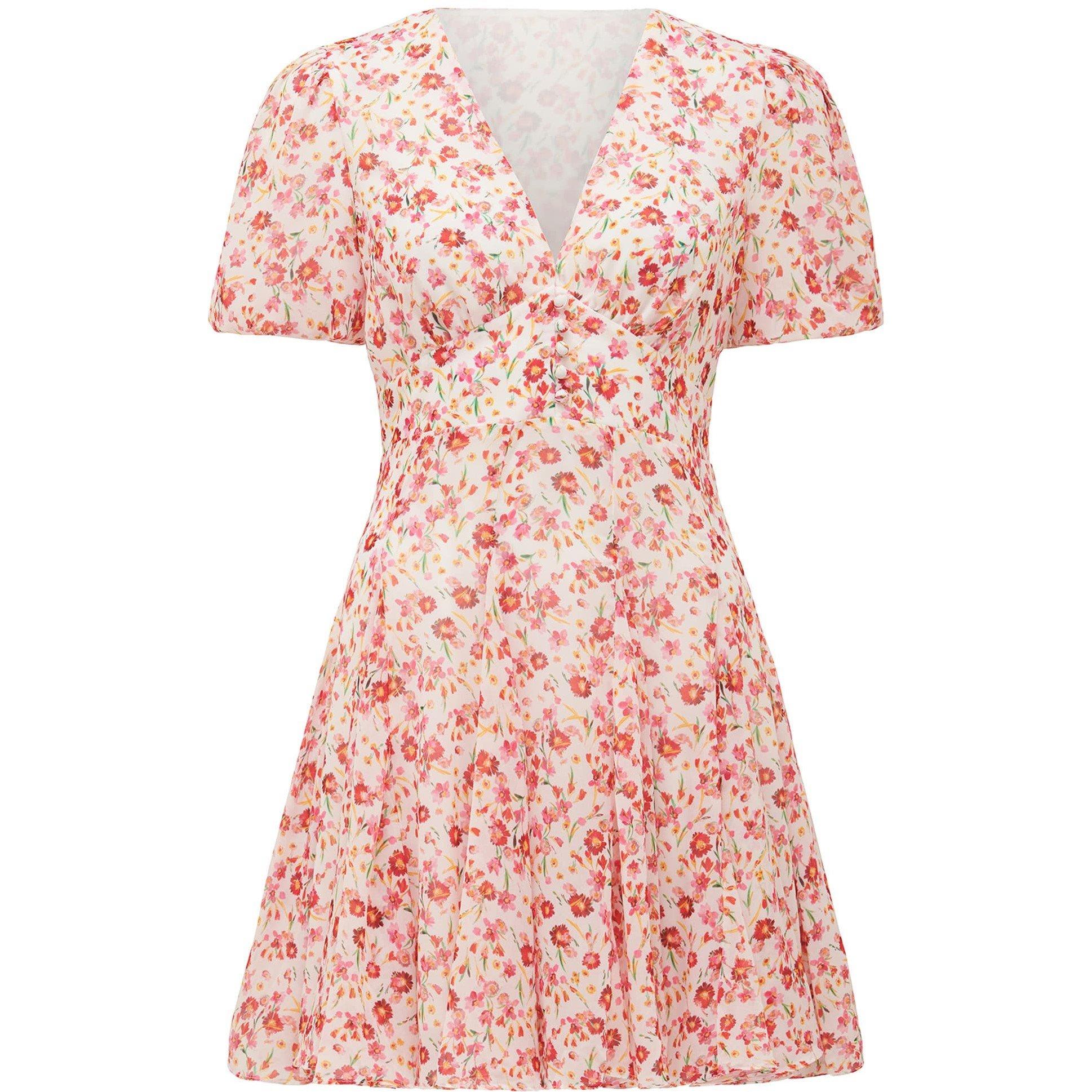 Jamieson Ditsy - Forever New - Amelia Printed Empire Mini Dress - 6