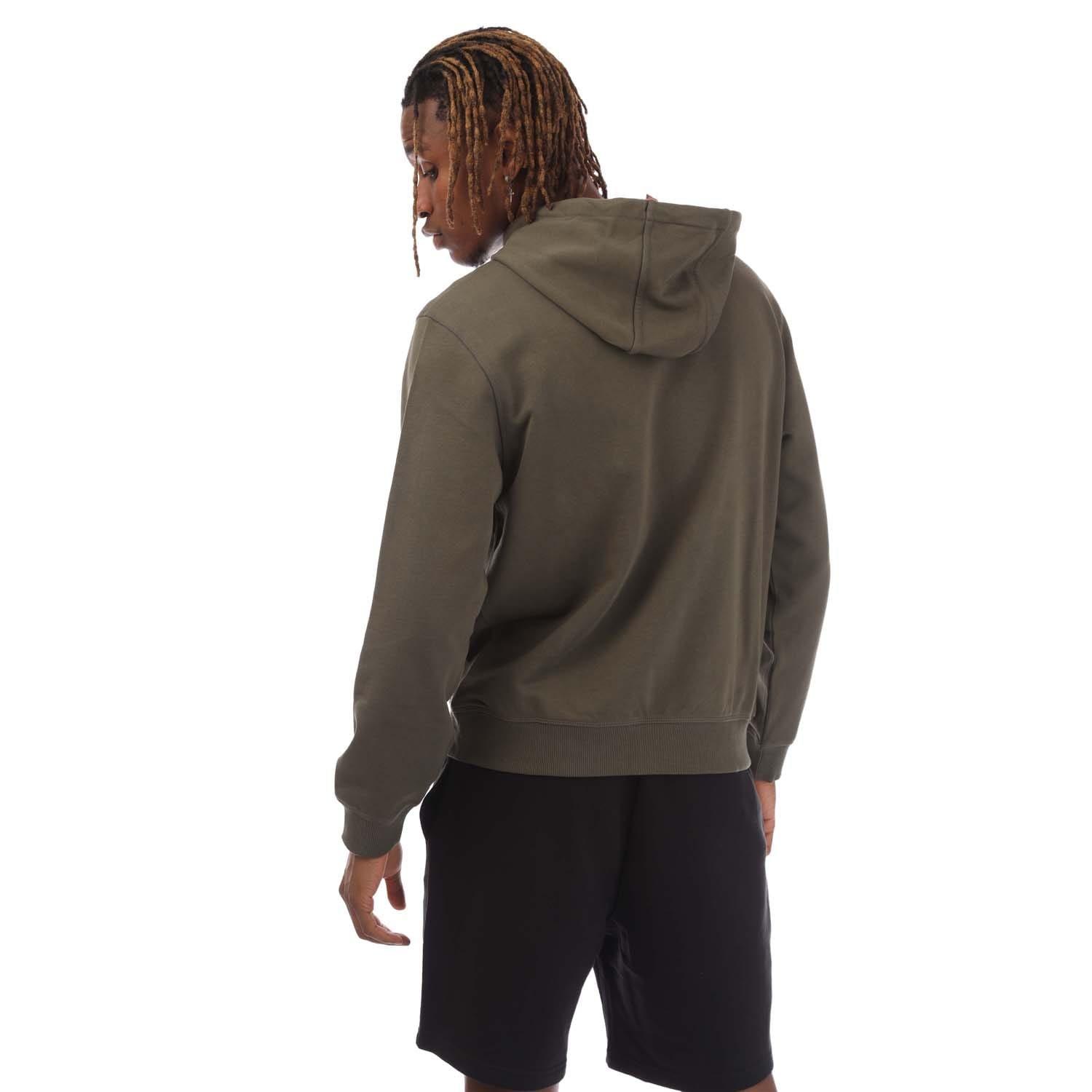 Beige - Hugo - Daratschi Logo Label Hoodie - 3