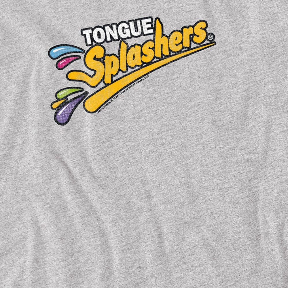 Grey - Other - Dubble Bubble Tongue Splashers Logo T Shirt Athle - 2