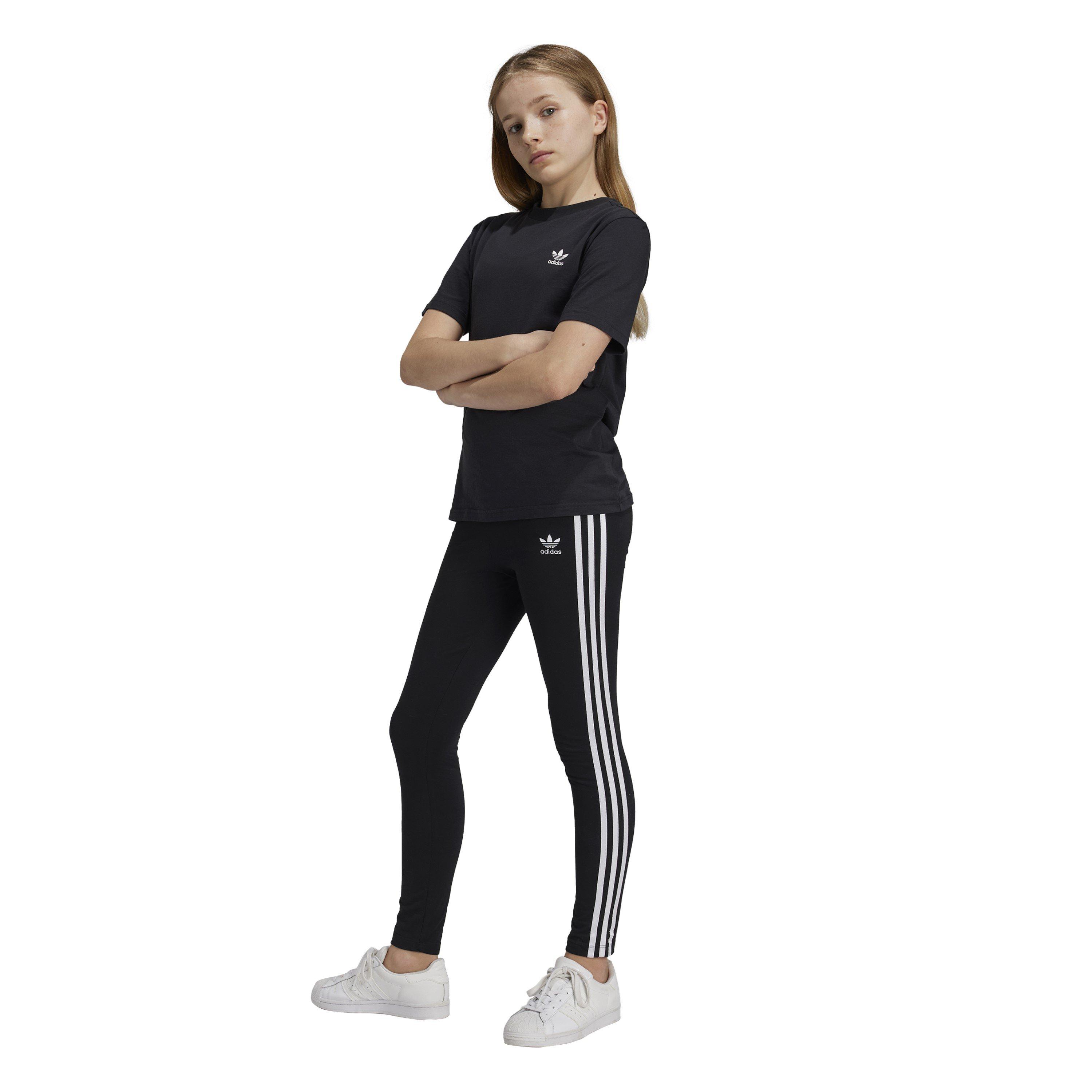 Black - adidas Originals - Kids' Adicolor Closed Hem Fleece Joggers - 3
