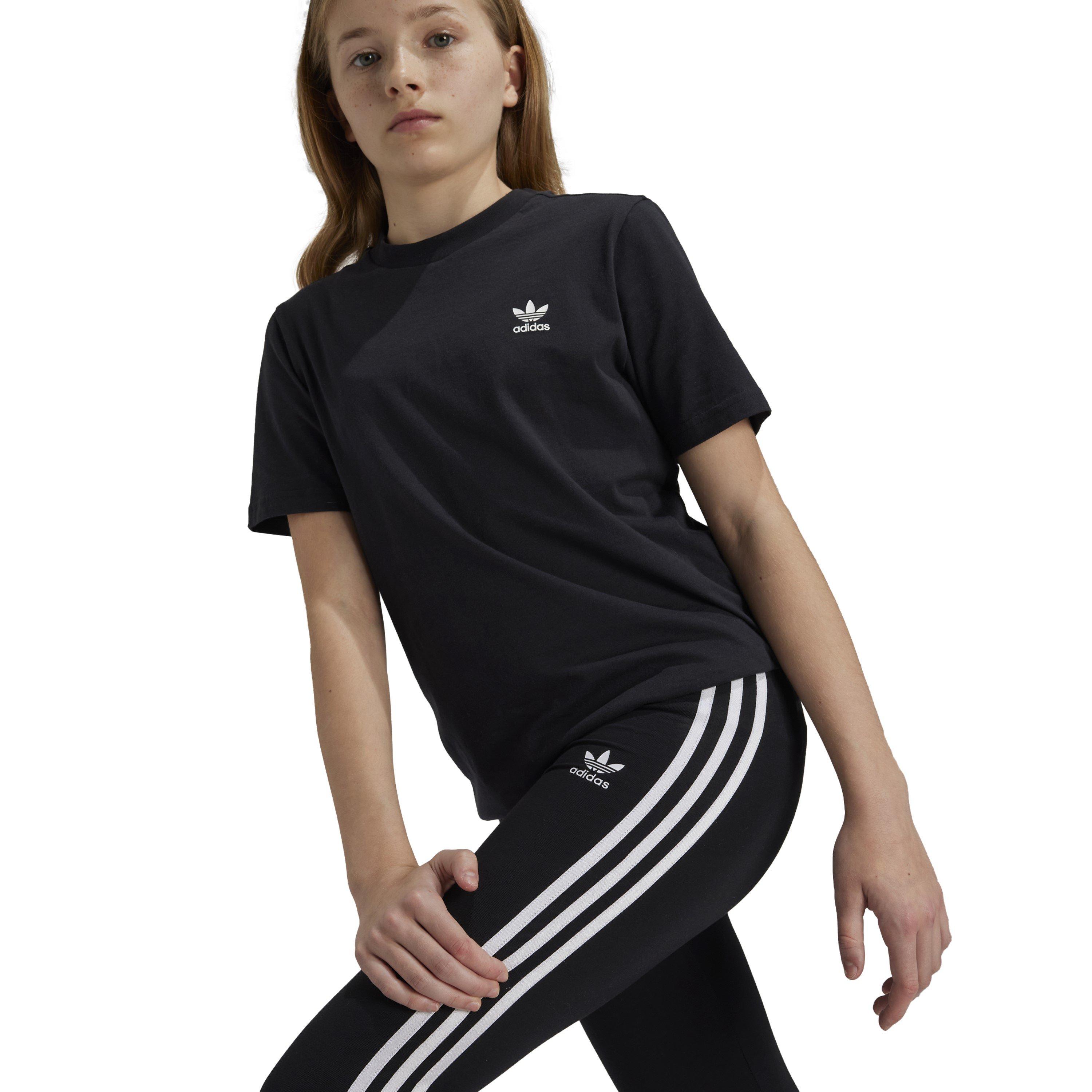 Black - adidas Originals - Kids' Adicolor Closed Hem Fleece Joggers - 4