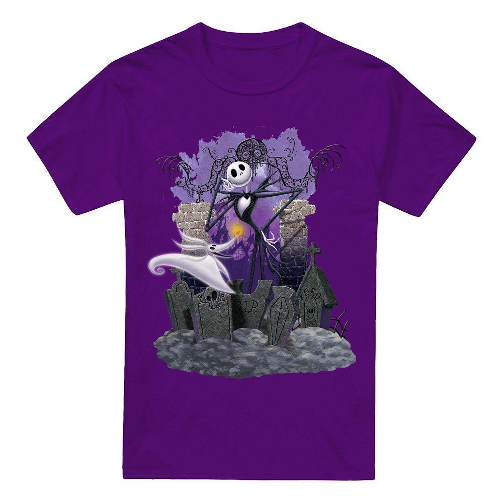 Purple - The Nightmare before Christmas - Jack Skellington Graves Mens T-Shirt Purple - 4