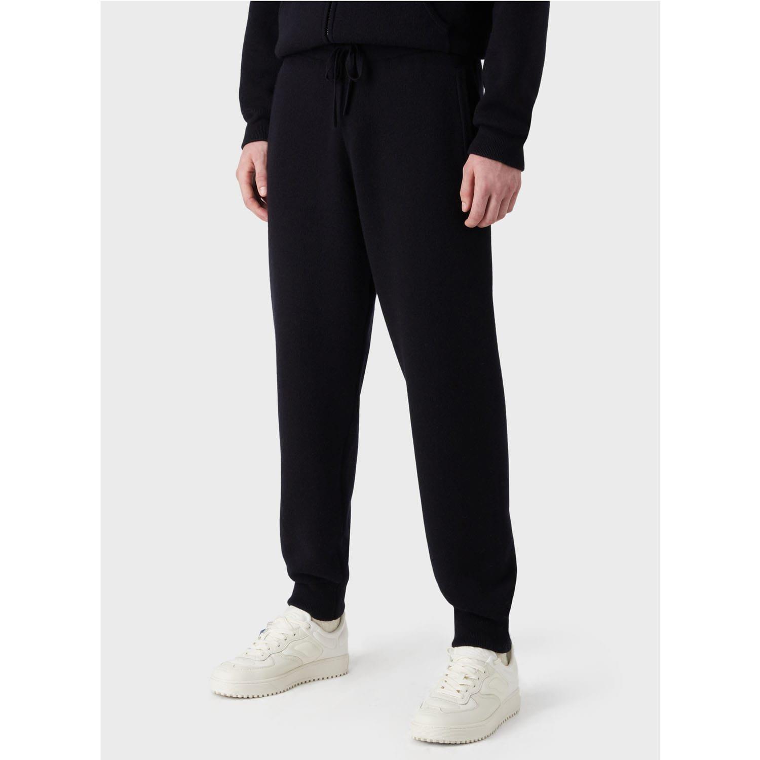 Navy - Emporio Armani - Trousers - 1