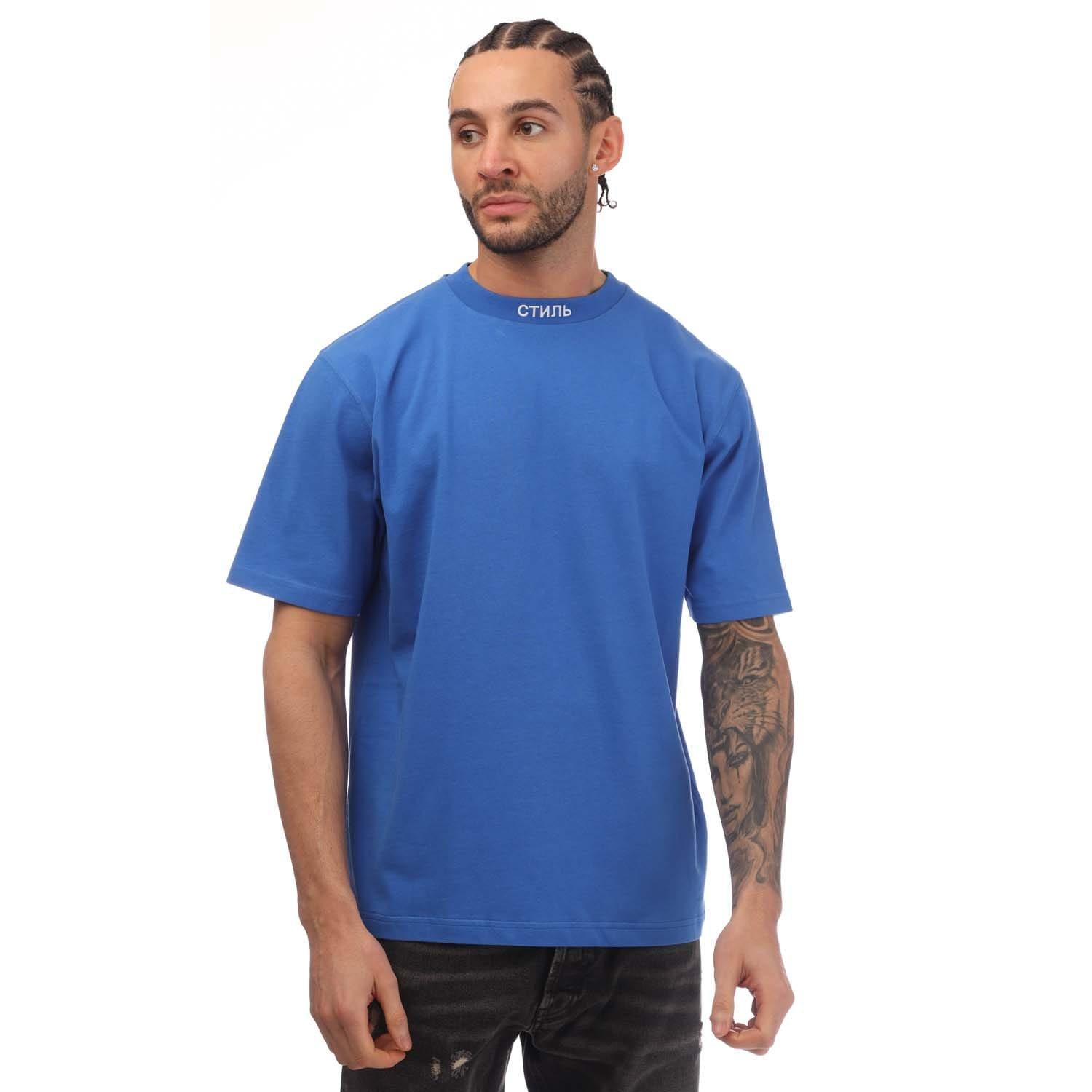 Blue-White - Heron Preston - CTNMB T-Shirt - 1