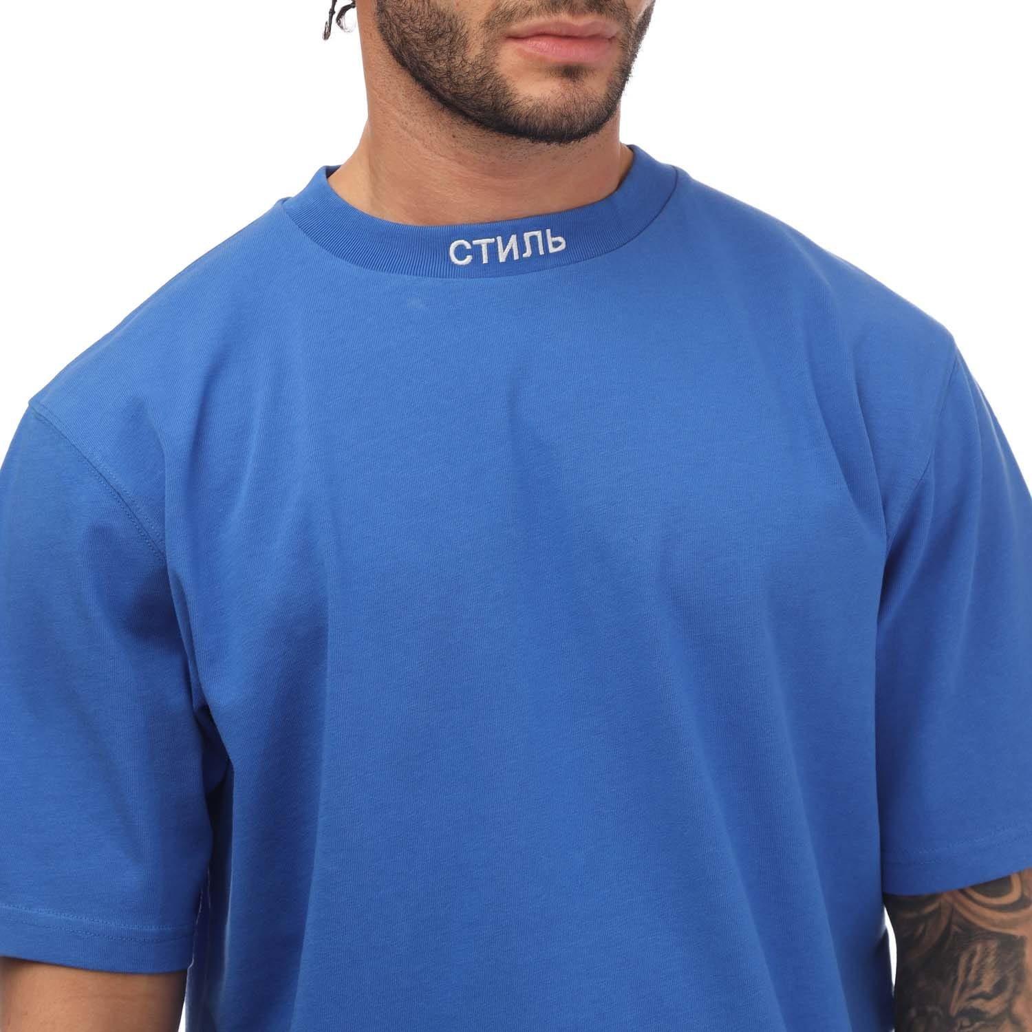 Blue-White - Heron Preston - CTNMB T-Shirt - 3