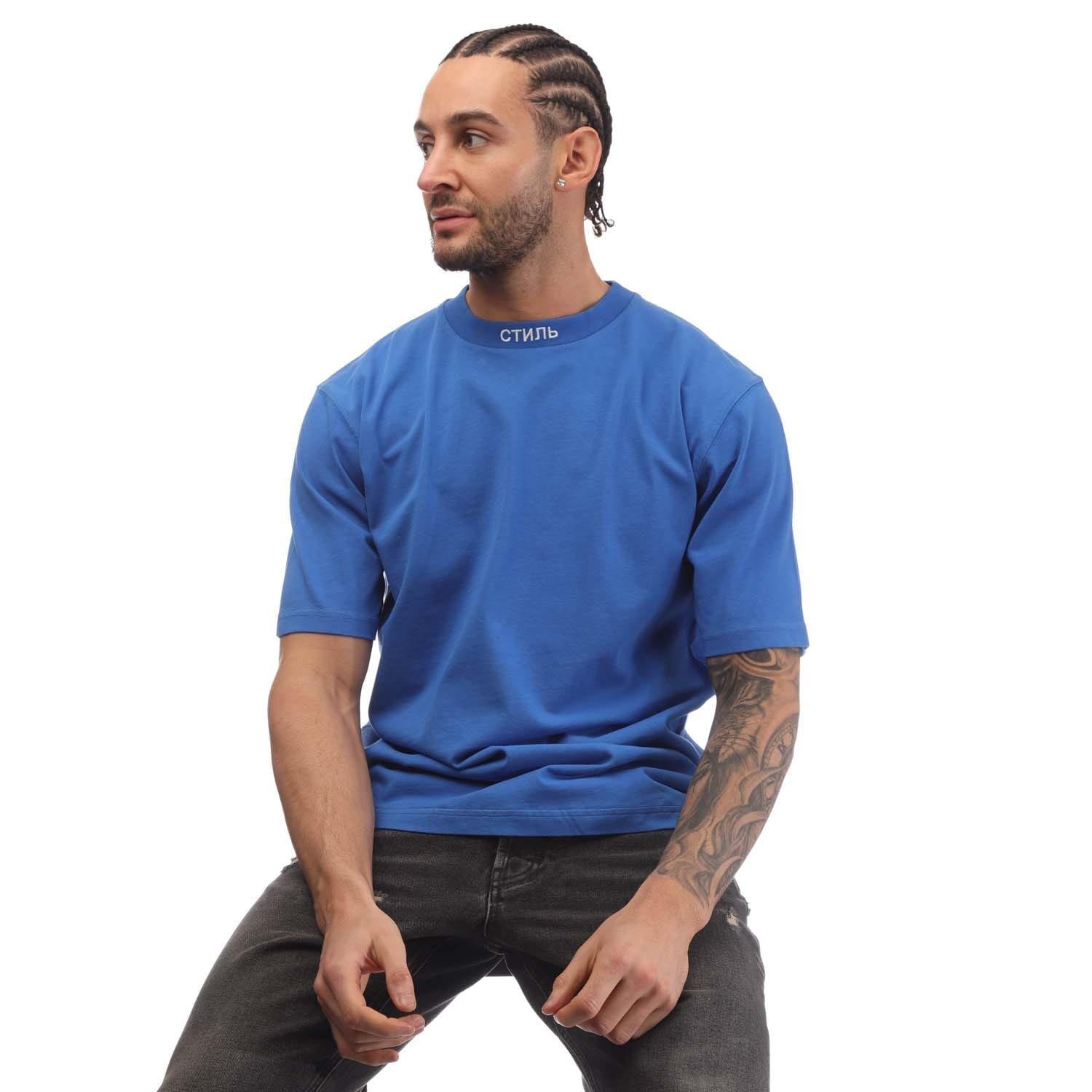 Blue-White - Heron Preston - CTNMB T-Shirt - 4