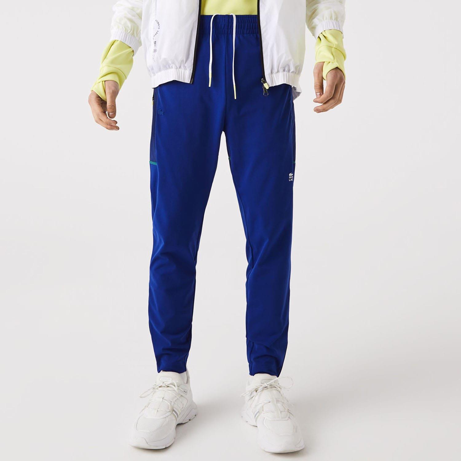 Multi Colour - Lacoste - Sport Zip Pockets Tapered Tracksuit Bottoms - 1