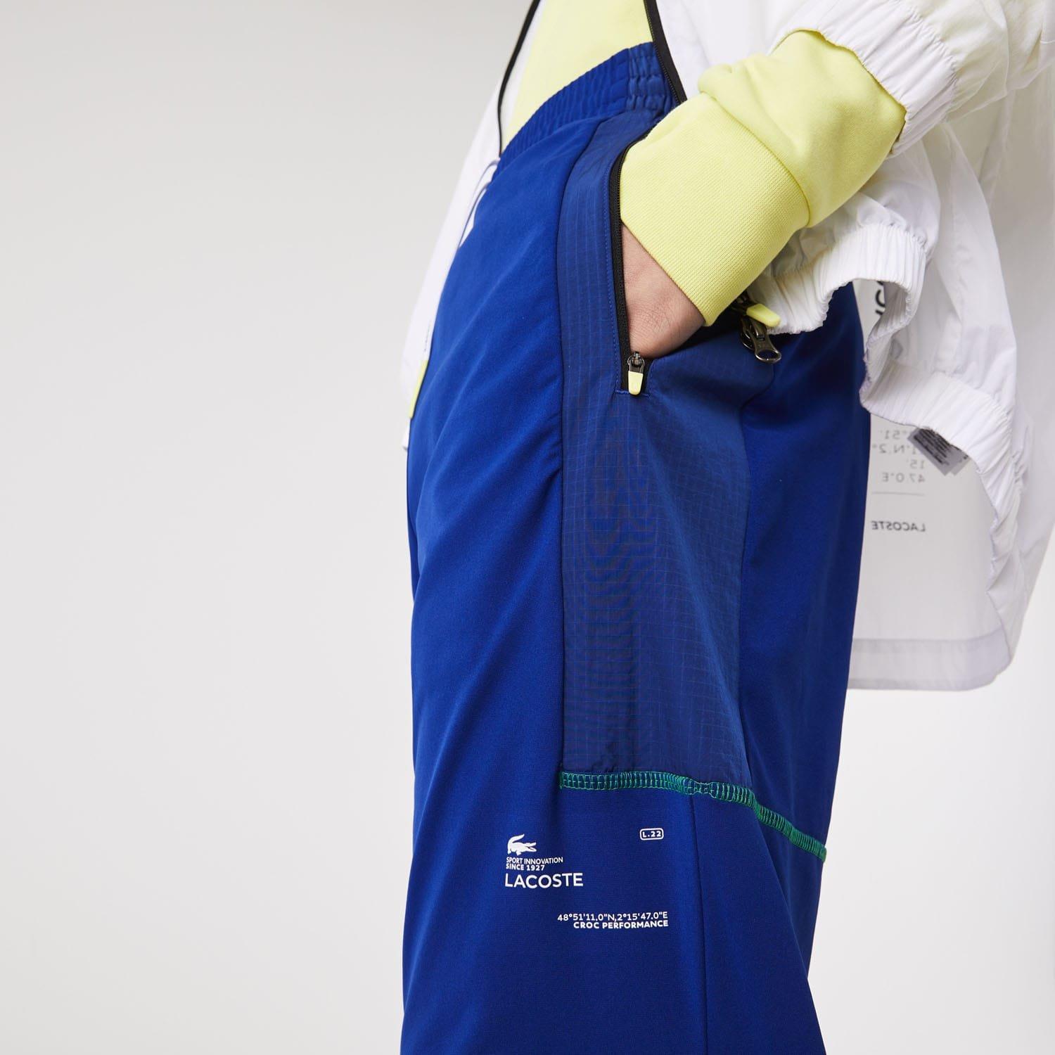 Multi Colour - Lacoste - Sport Zip Pockets Tapered Tracksuit Bottoms - 4