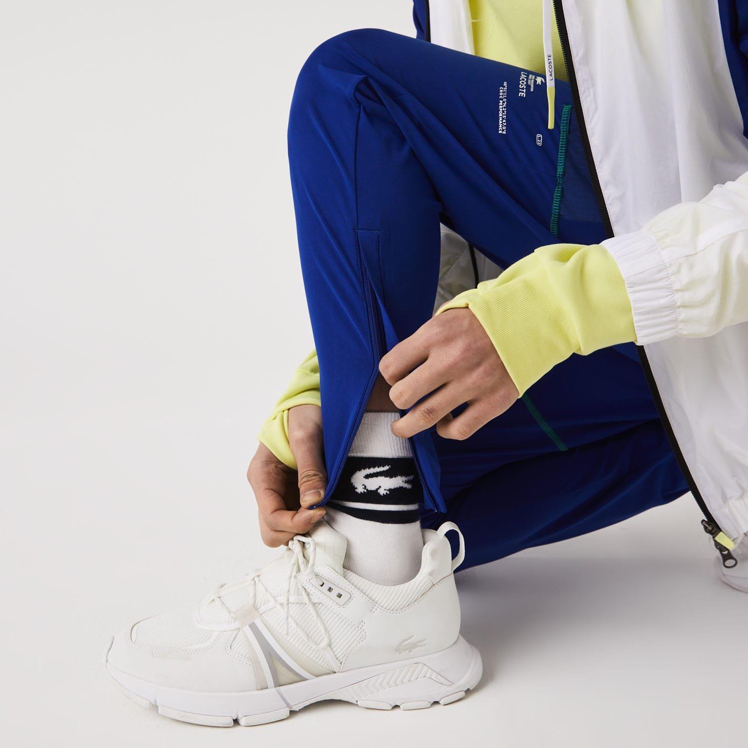 Multi Colour - Lacoste - Sport Zip Pockets Tapered Tracksuit Bottoms - 7