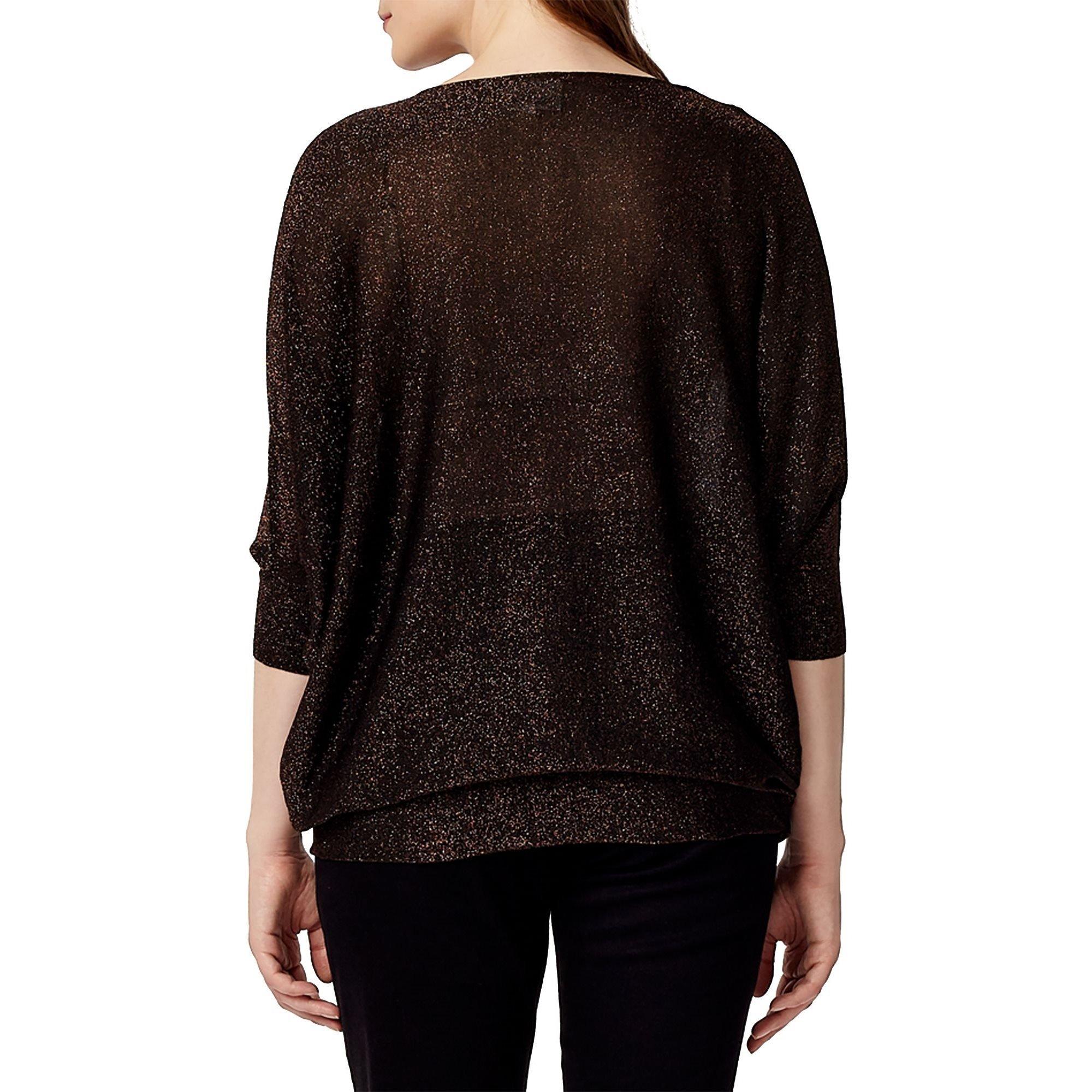 Bronze - Studio 8 - Beth Batwing Lurex Jumper - 3