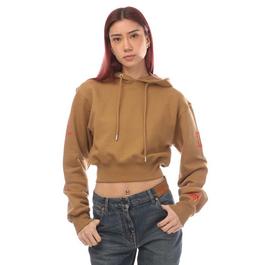 Heron Preston D. Authority Cropped Hoodie