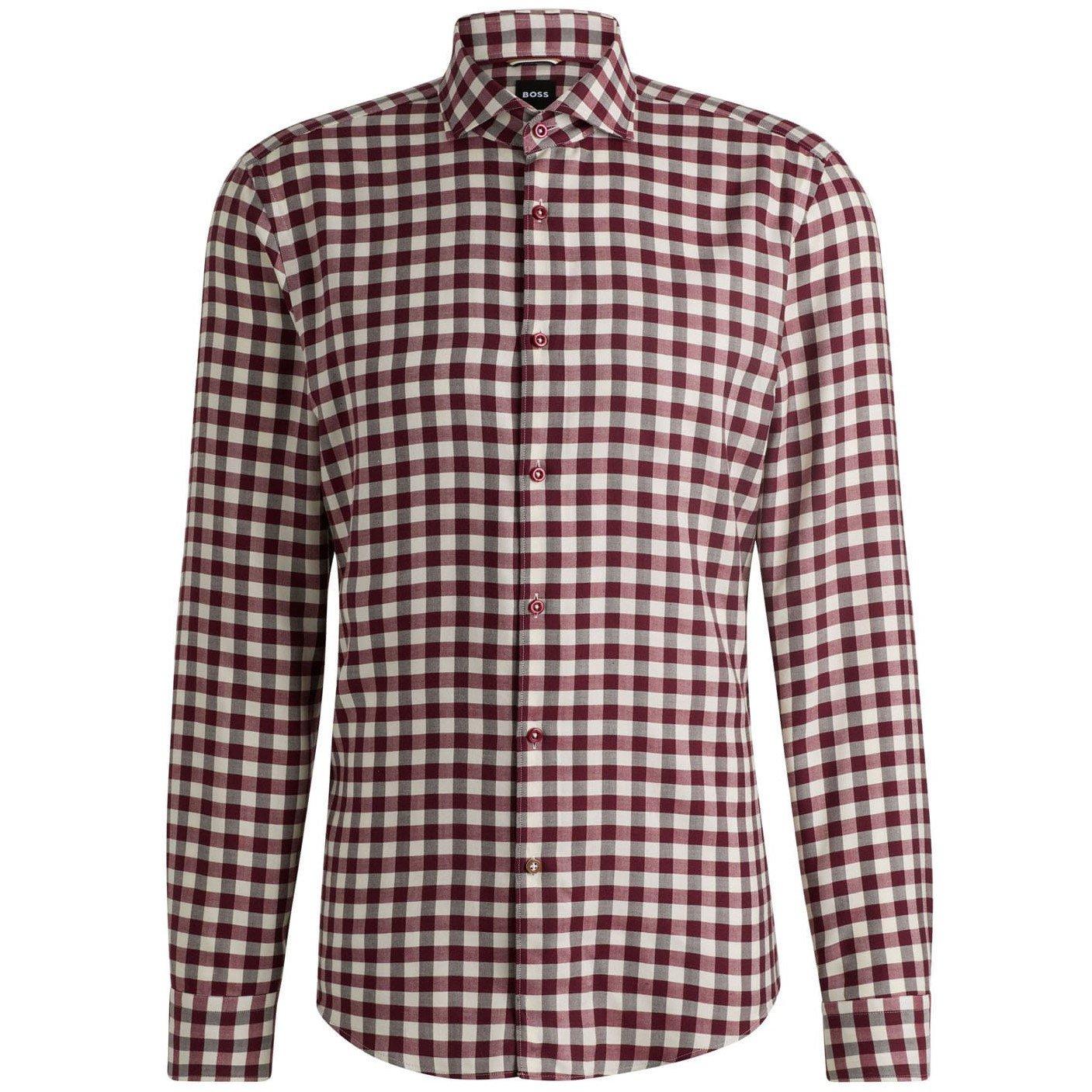 Red - Boss - C-Hal Casual-Fit Shirt - 4