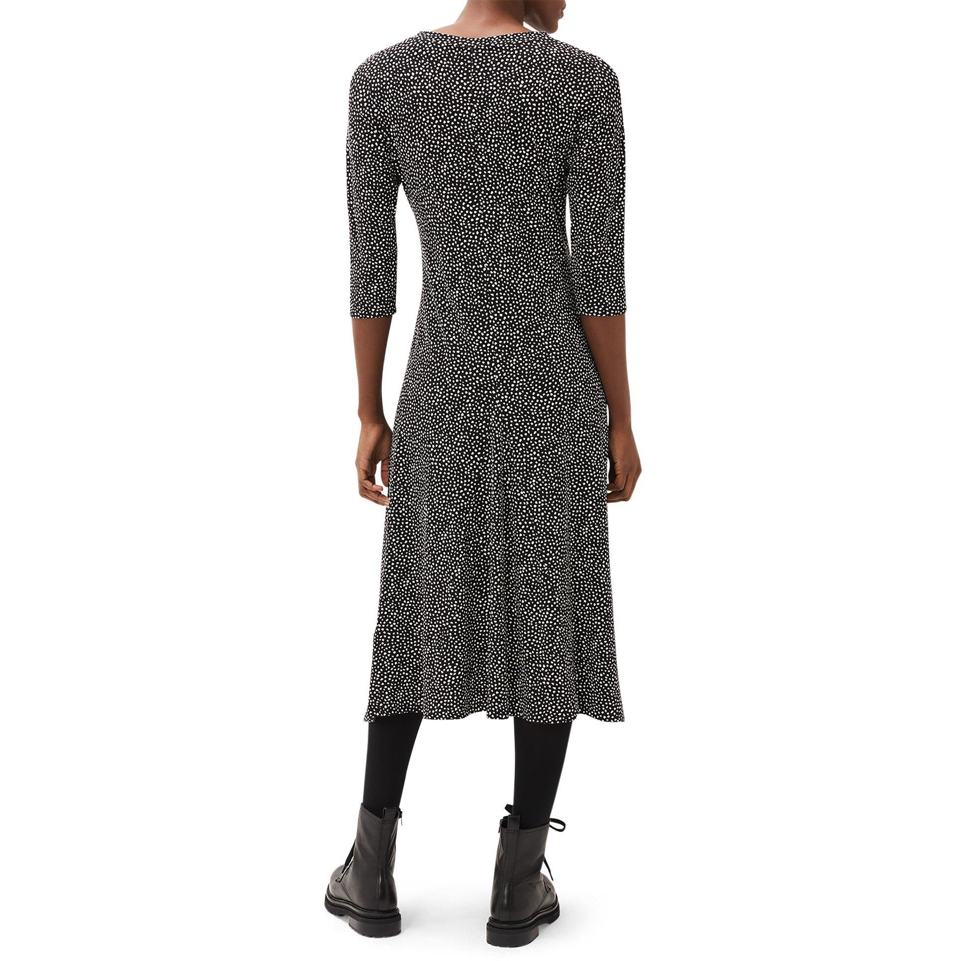 Multi-Coloured - Phase Eight - Paris Spot Print Dress - 3