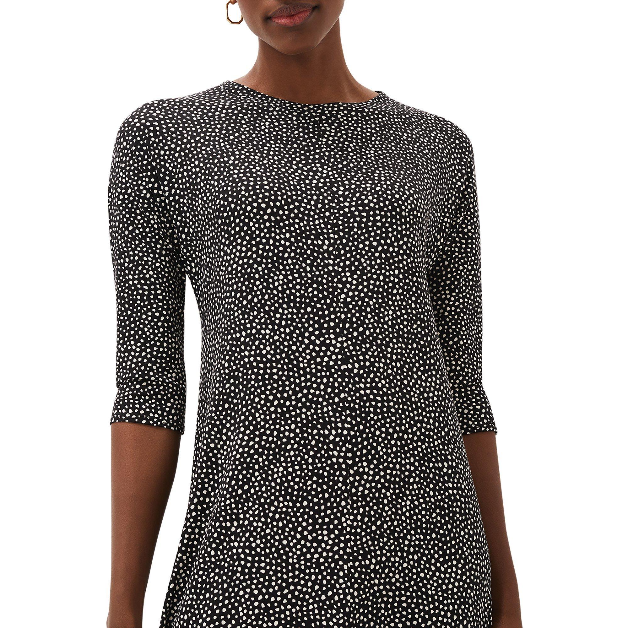 Multi-Coloured - Phase Eight - Paris Spot Print Dress - 5