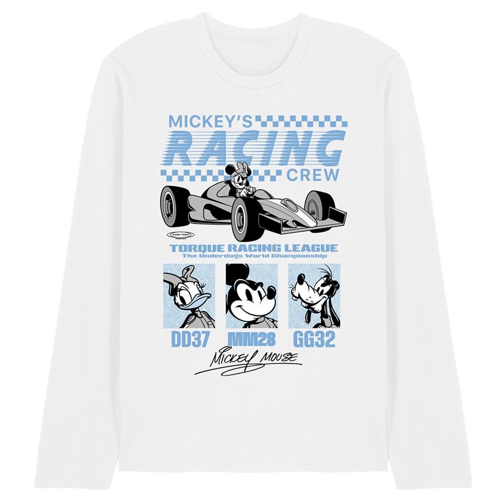Disney Men's Torque Racing League Long Sleeve T-Shirt White - XXL