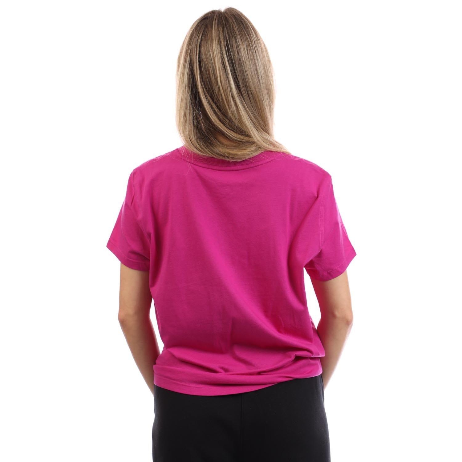 Pink Purple - DKNY - Embellished Logo Knot T-Shirt - 4