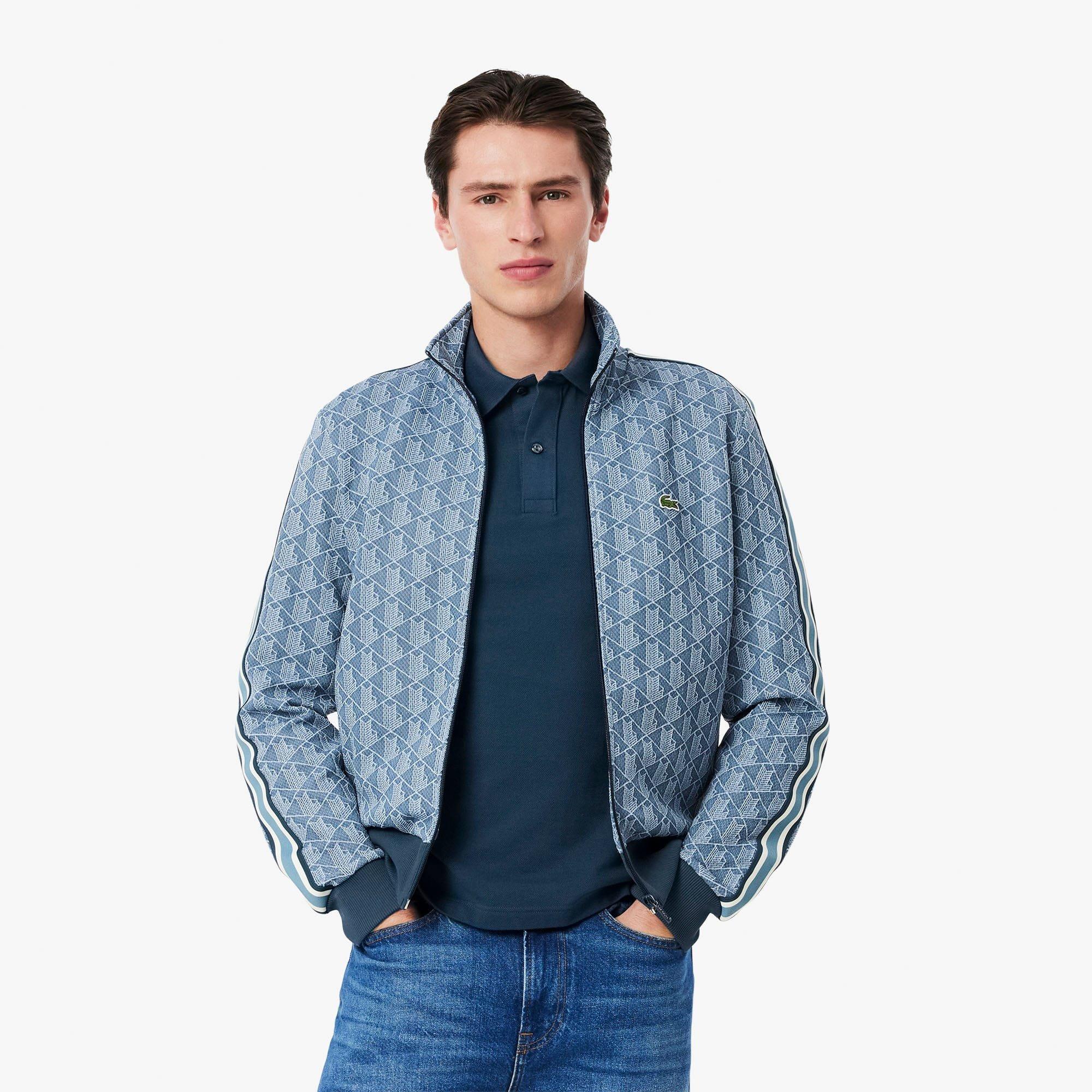 Blue - Lacoste - Paris Zip-Up Jacquard Track Jacket - 2