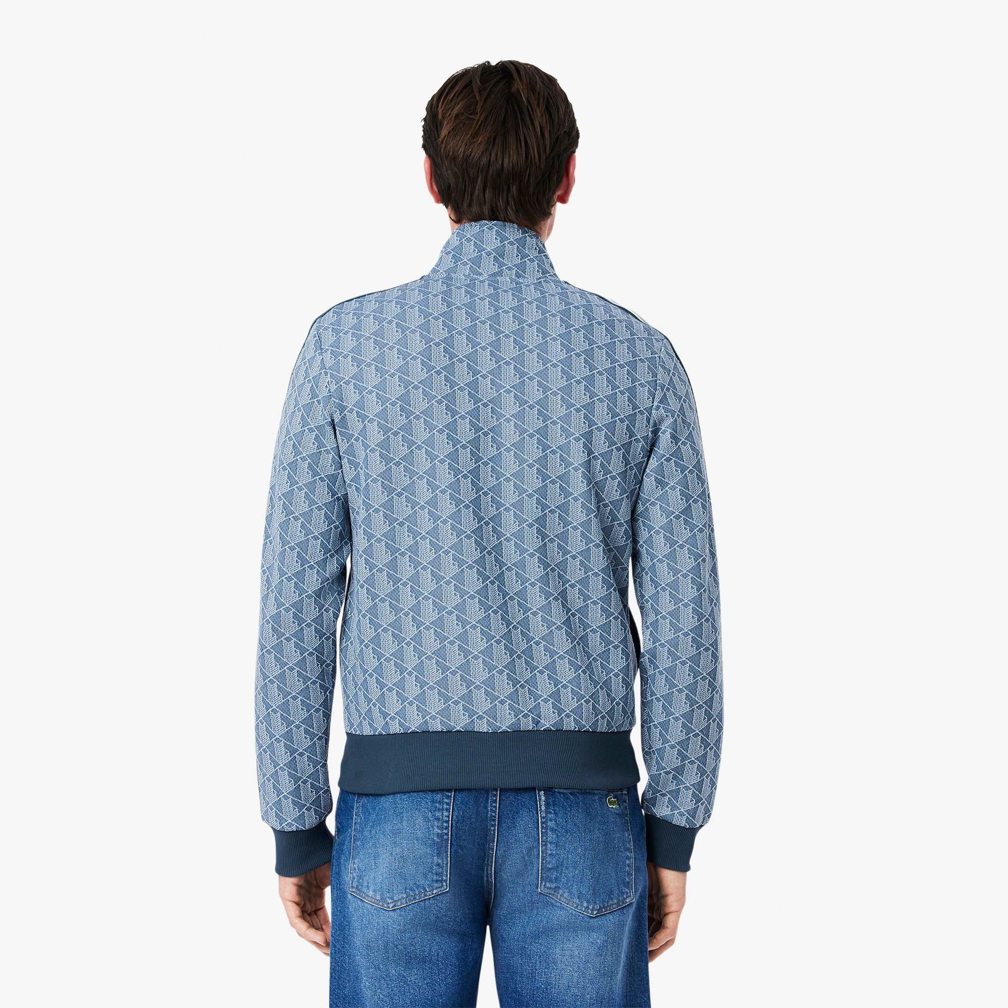 Blue - Lacoste - Paris Zip-Up Jacquard Track Jacket - 3