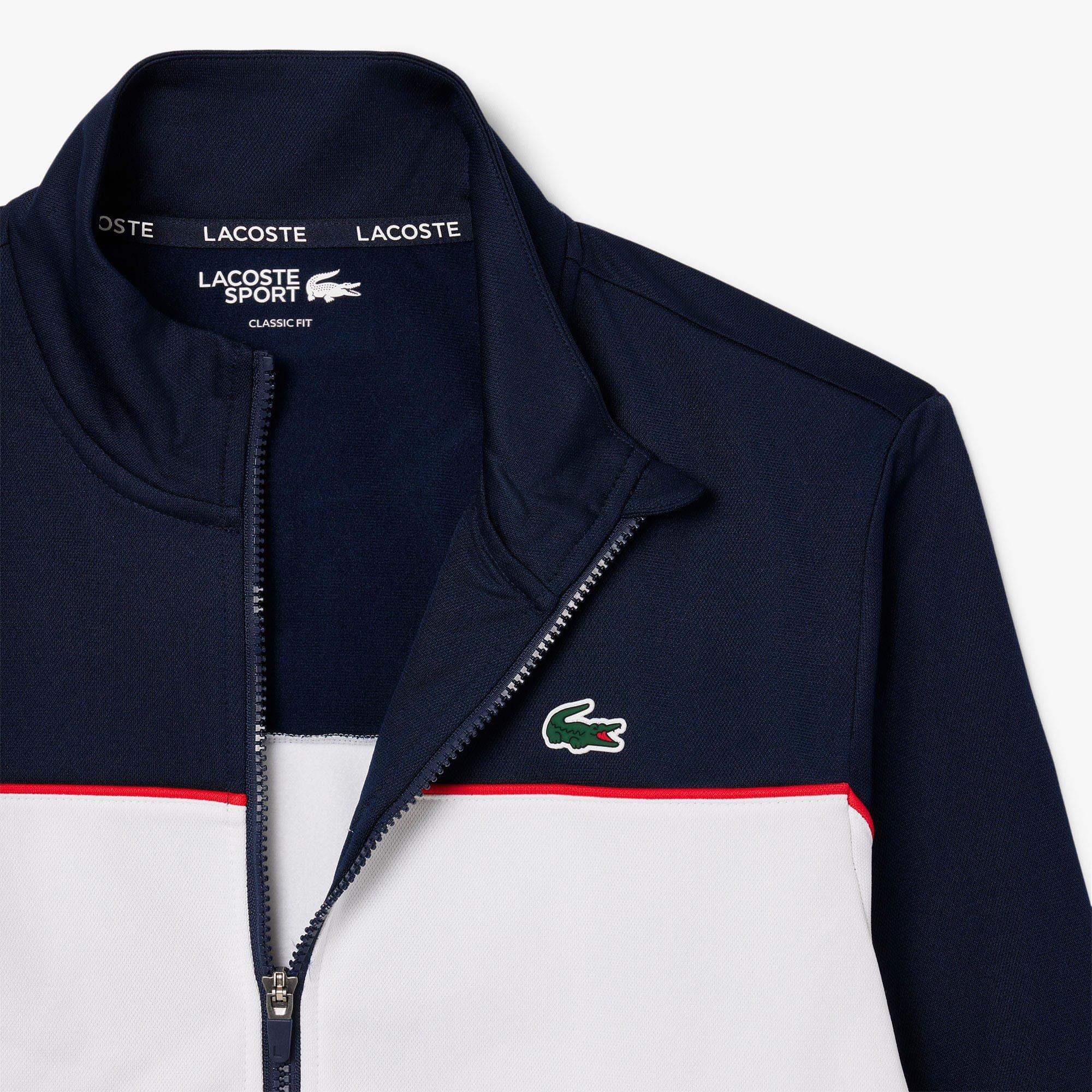 Multi Colour - Lacoste - Print Branding Zipped Tennis Sweatshirt - 2