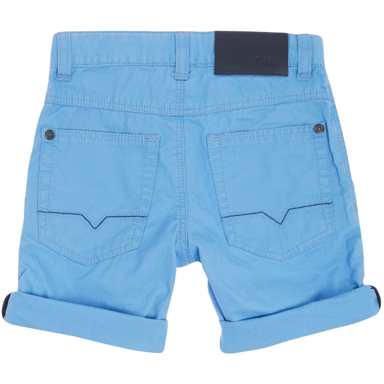Azzurro pallido - Boss - Kids Organise Cotton Bermuda Shirt and Shorts - 2