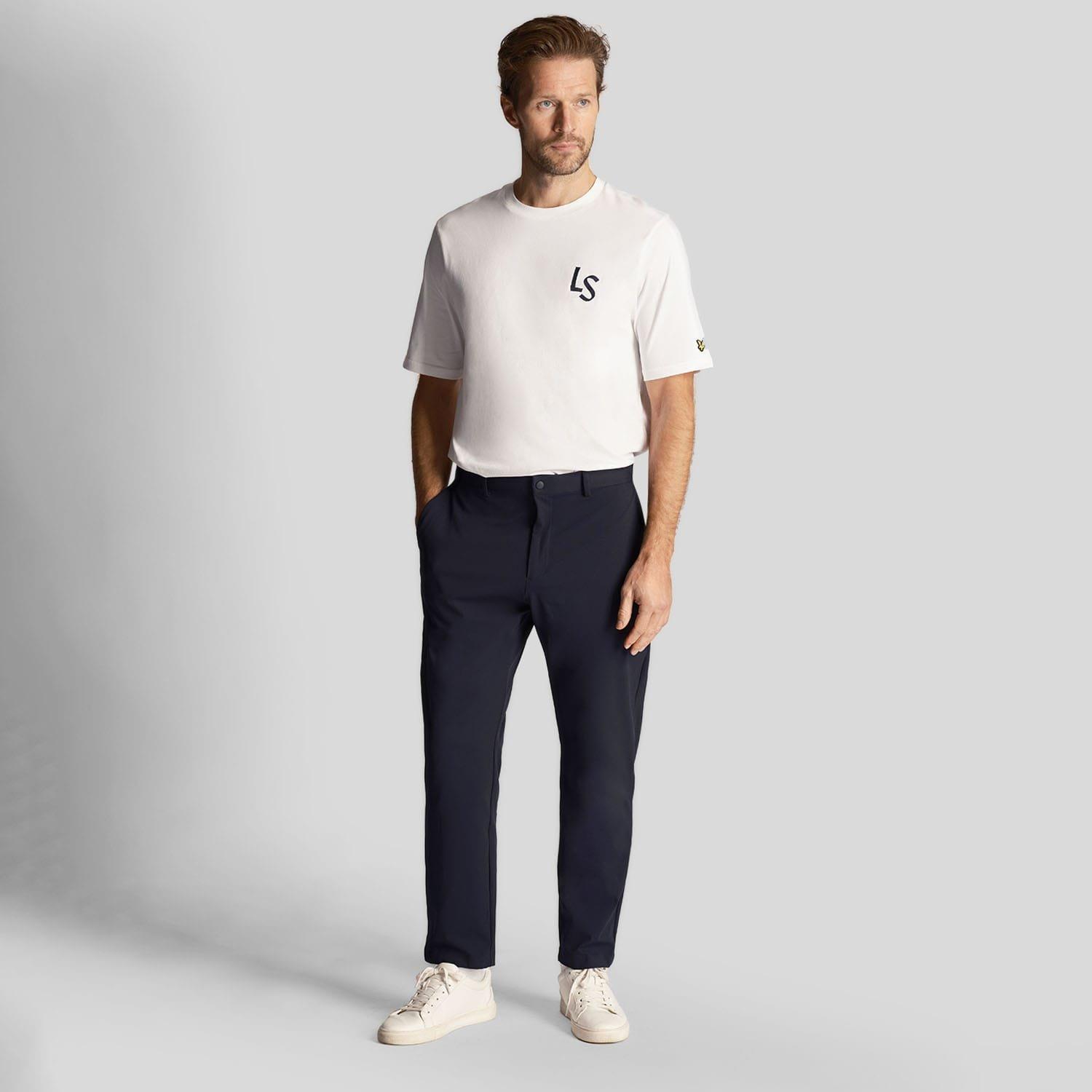 White - Lyle and Scott - LS Logo T-Shirt - 2