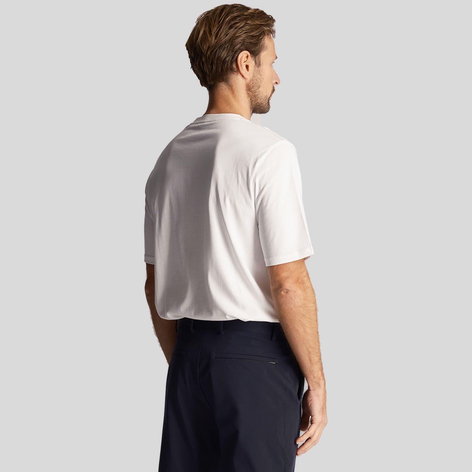 White - Lyle and Scott - LS Logo T-Shirt - 3