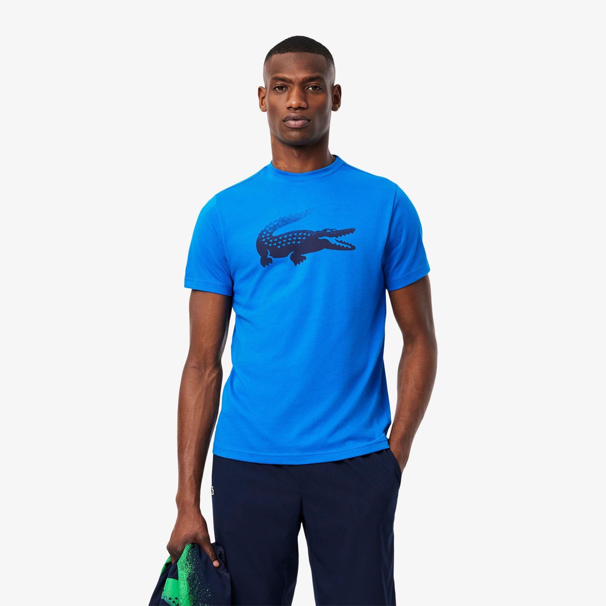 Blue - Lacoste - Daniil Medvedev Tennis T-Shirt - 2