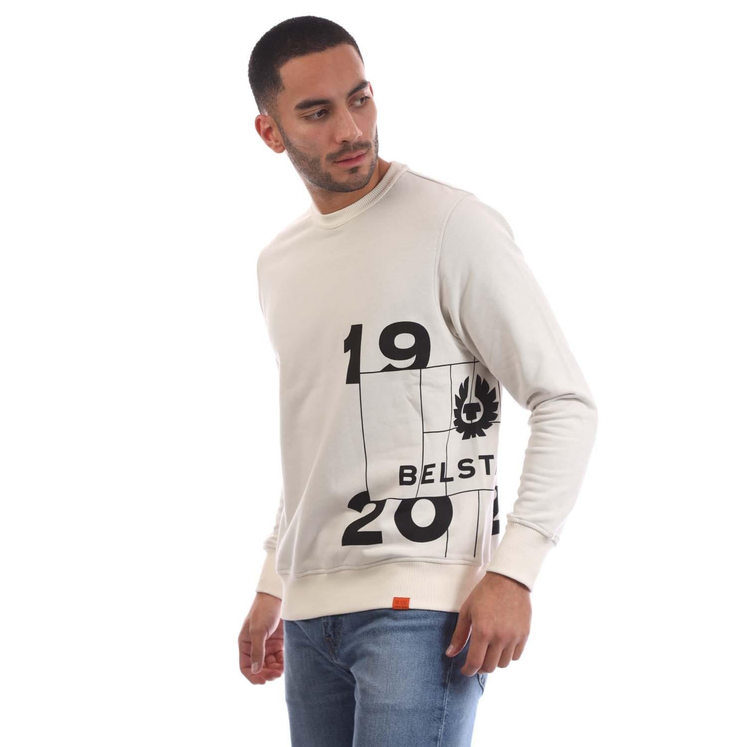 Grey - Belstaff - British Centenary Logo sweatshirt - 1