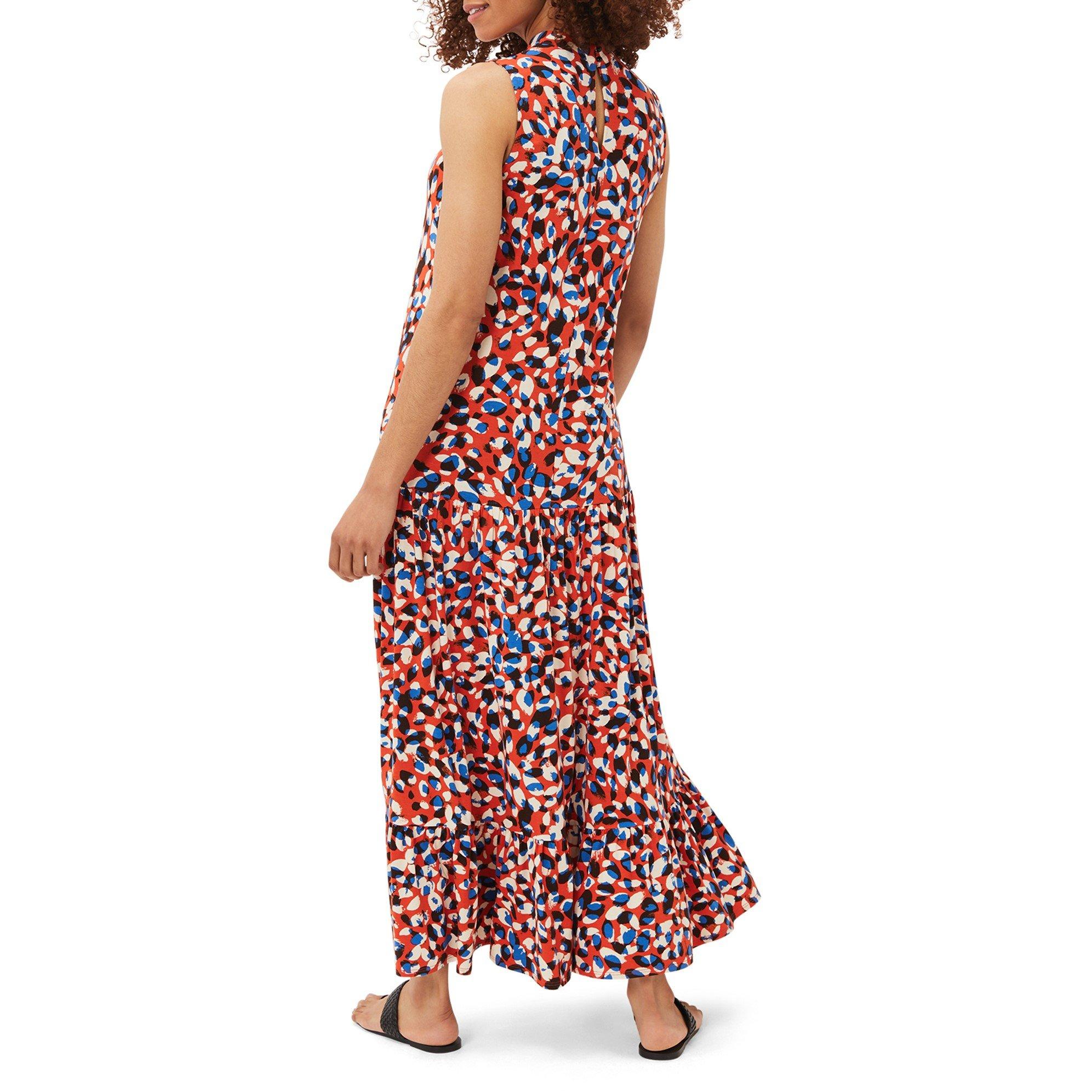 Multi-Coloured - Phase Eight - Kamilla High Neck Print Dress - 3
