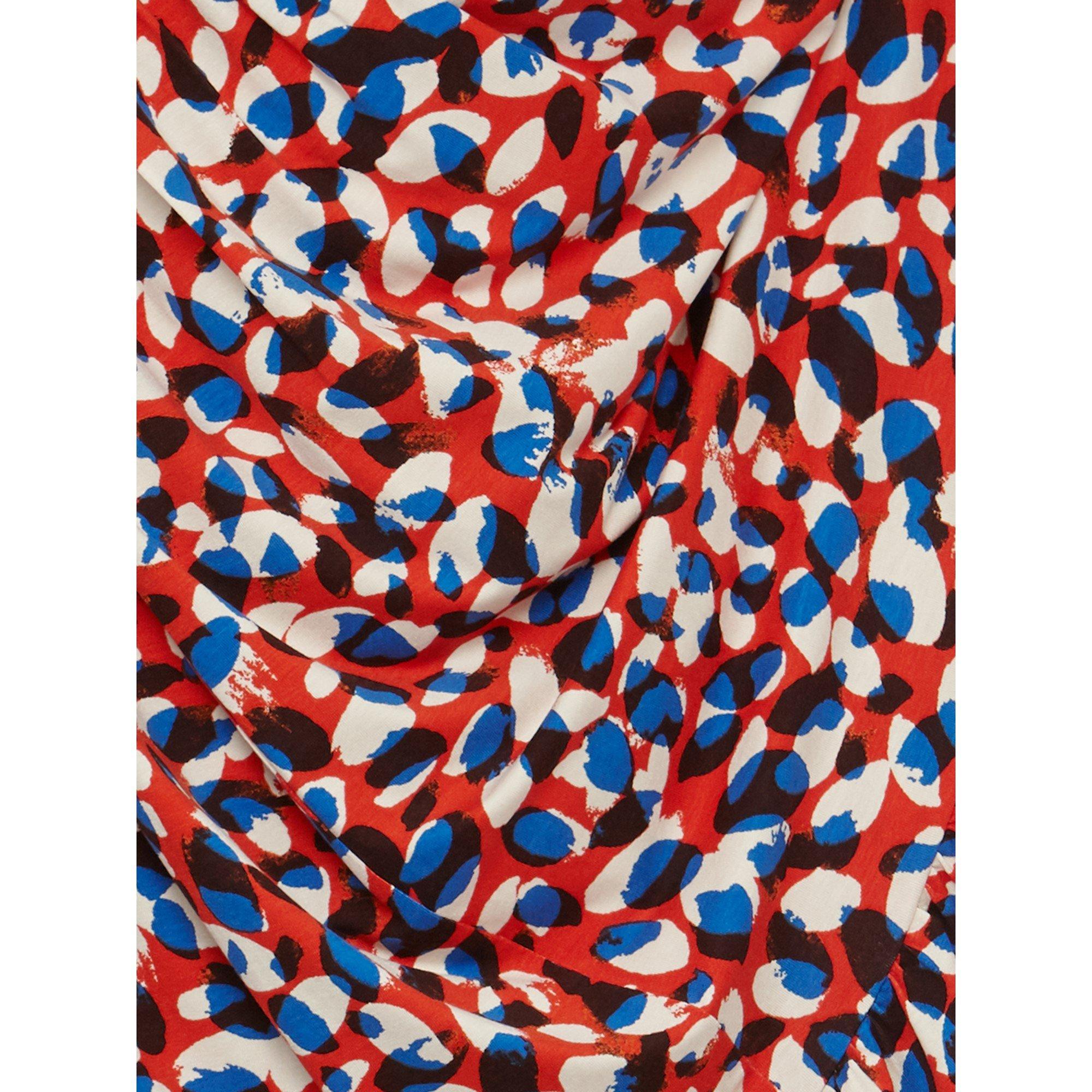 Multi-Coloured - Phase Eight - Kamilla High Neck Print Dress - 4