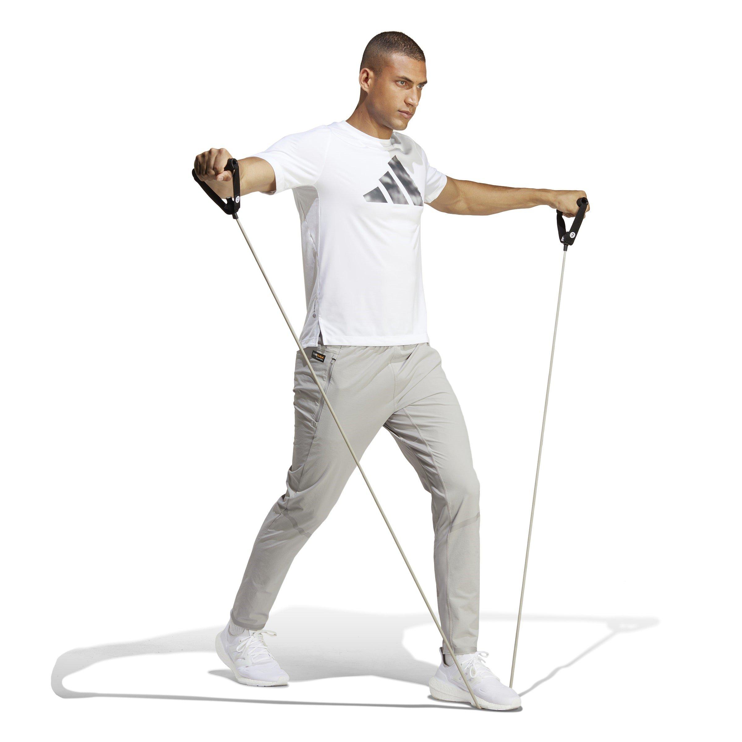 Grey - adidas - Designed for Training Workout Pants - 4