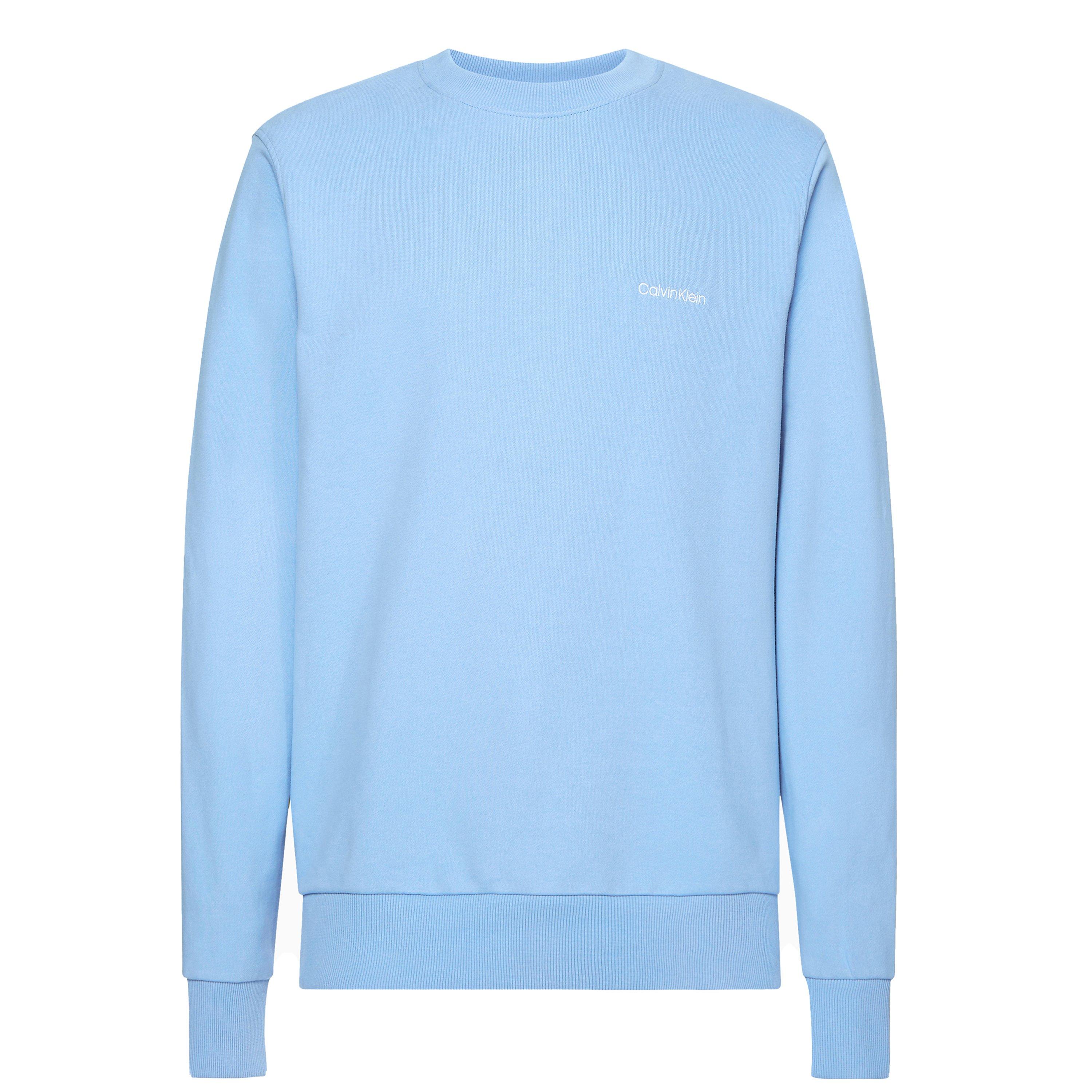 Calvin Klein Men's Logo Sweatshirt - Light Blue - Small