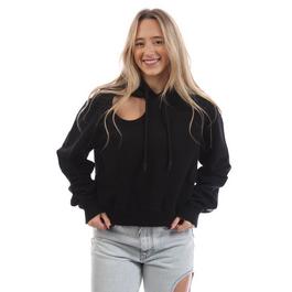 Off White Meteor Flag Cropped Hoodie