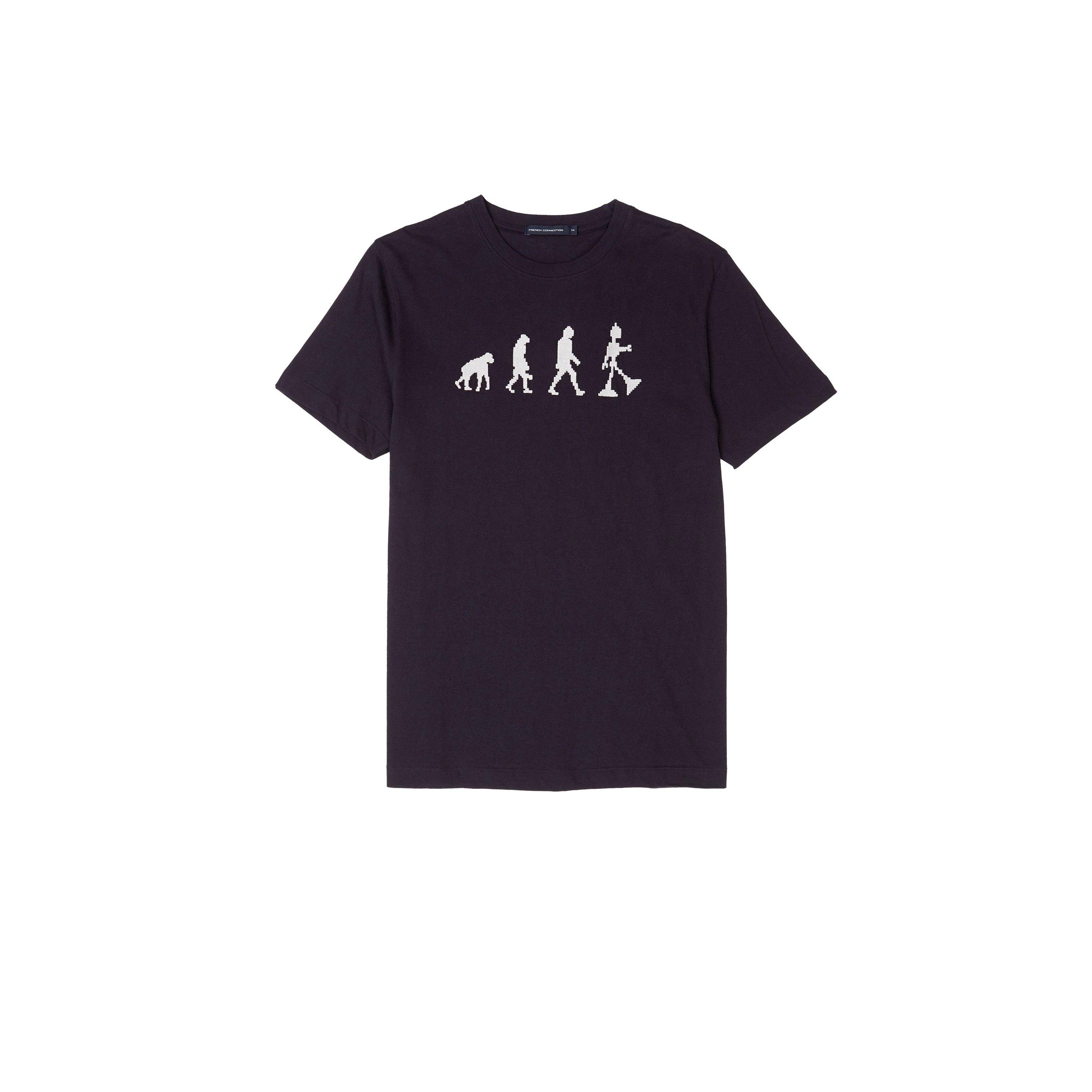 Utility Blau - French Connection - Evolution T-Shirt - 1