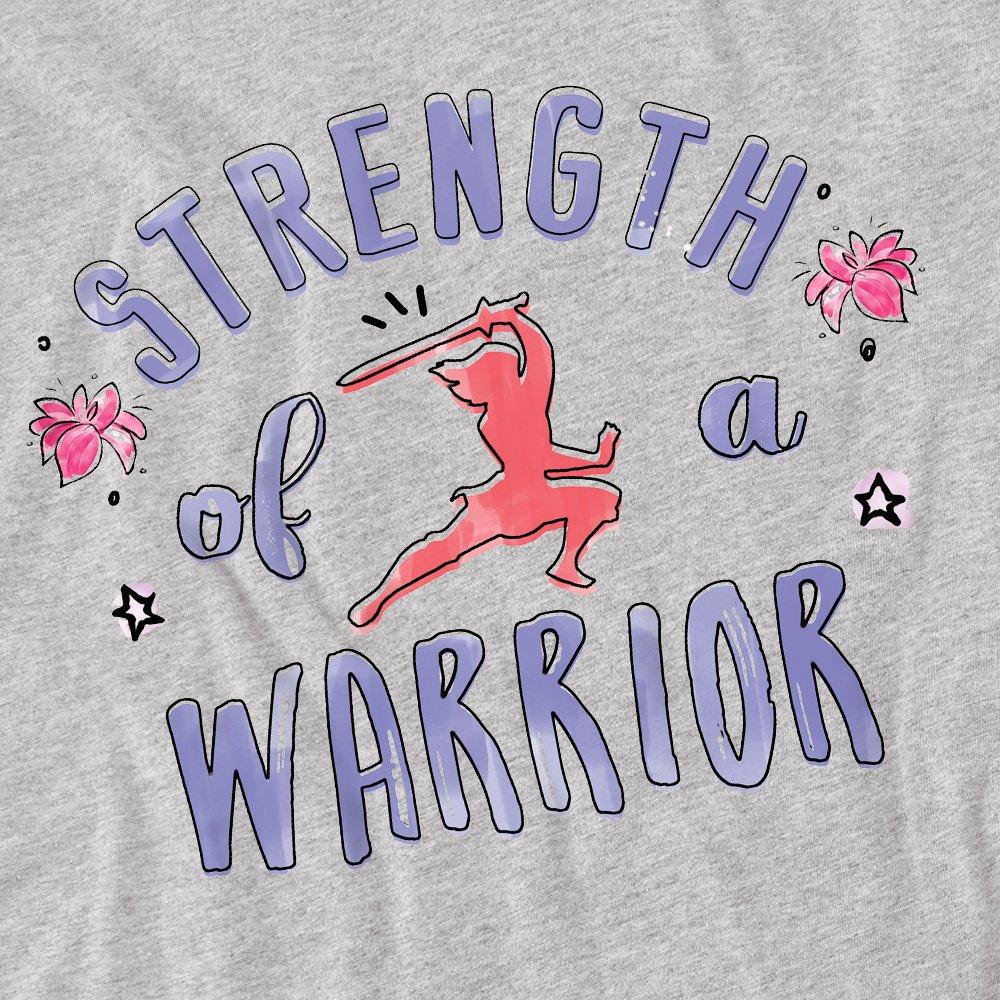 Grey - Disney - Mulan Strength Of A Warrior T-Shirt Grey - 2