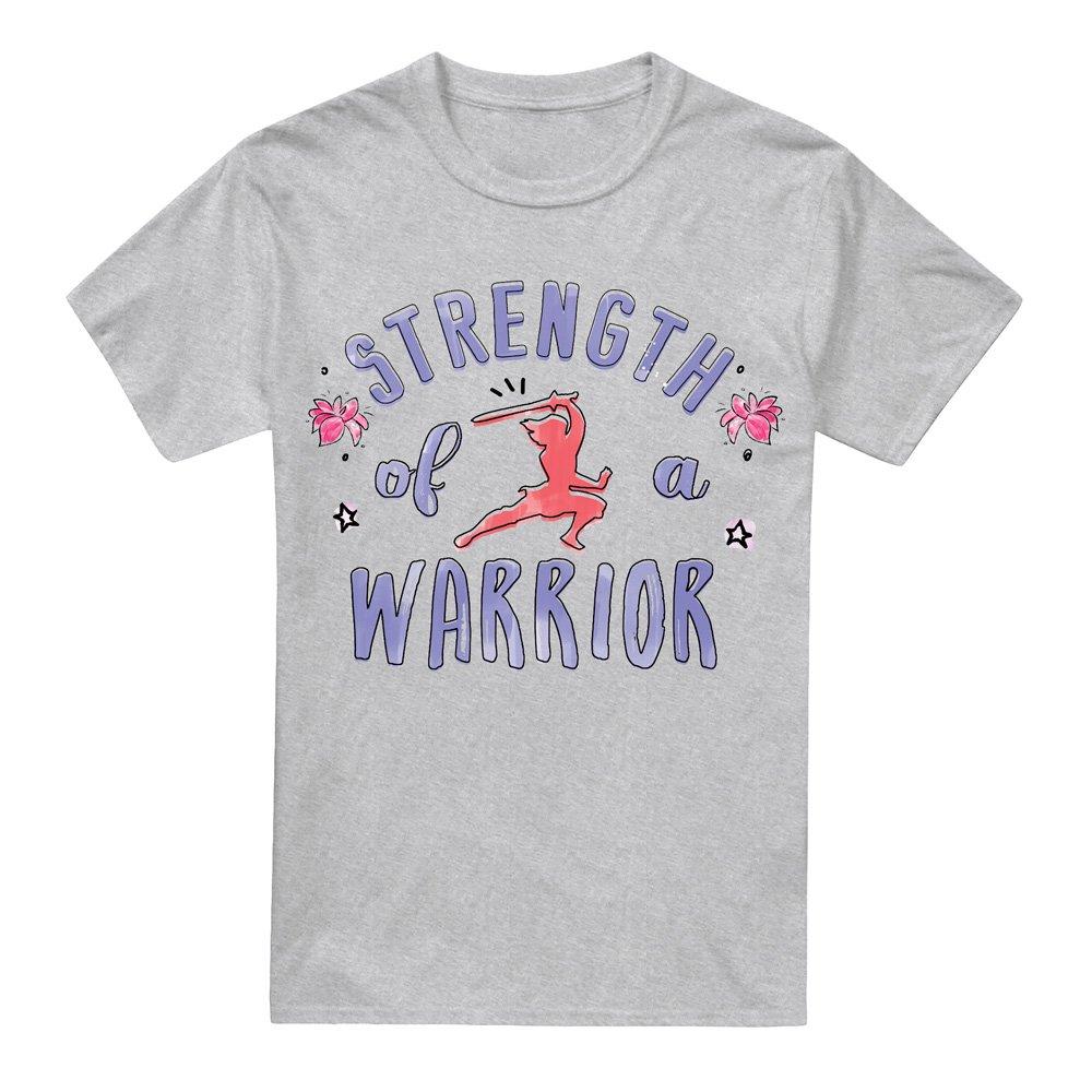 Grey - Disney - Mulan Strength Of A Warrior T-Shirt Grey - 4